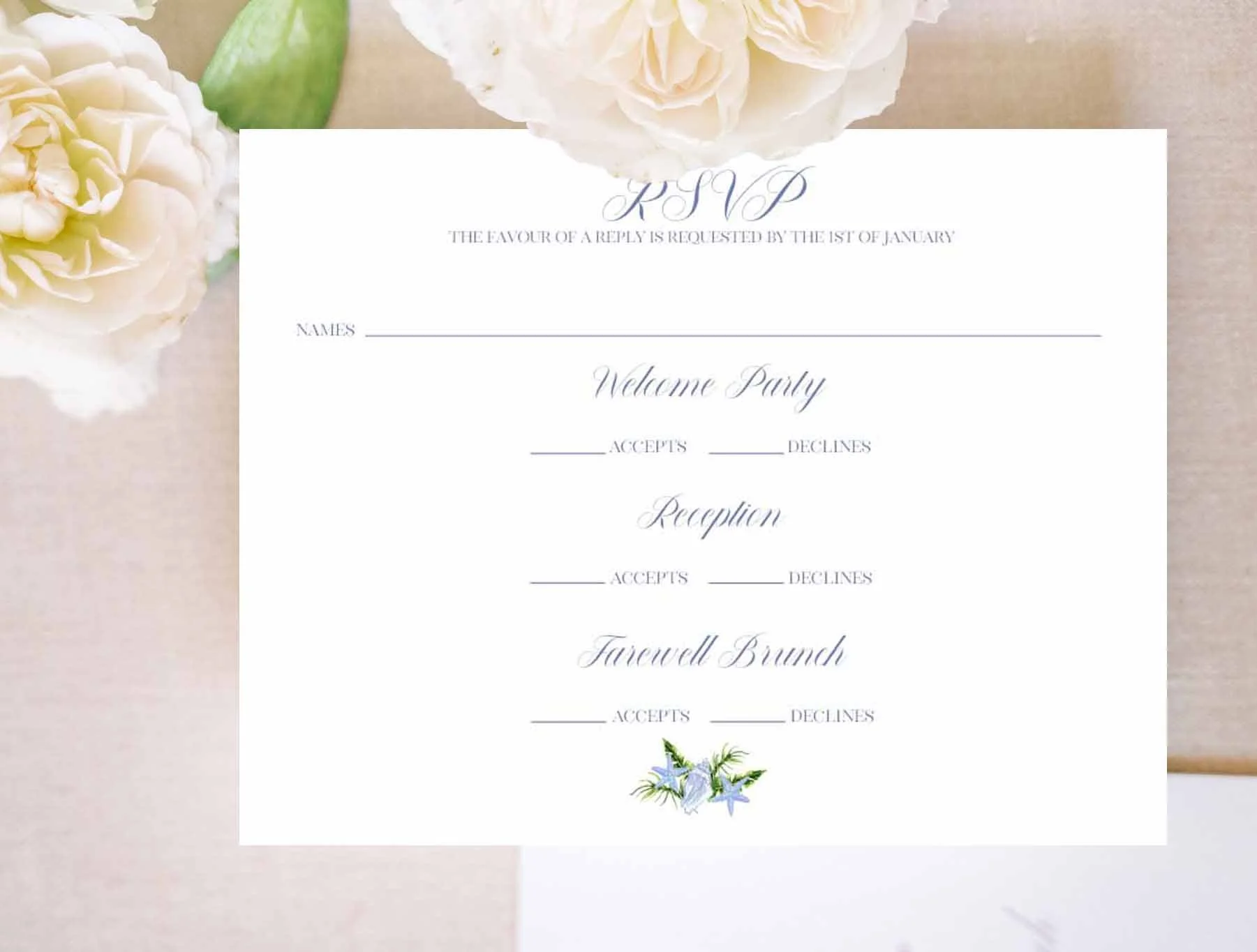Florida RSVP Card 11