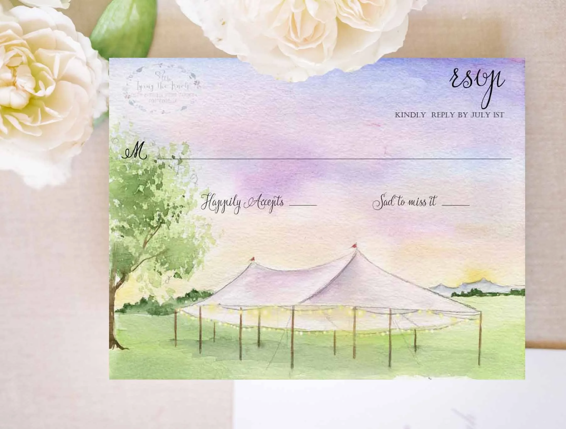 Vermont RSVP Card 9