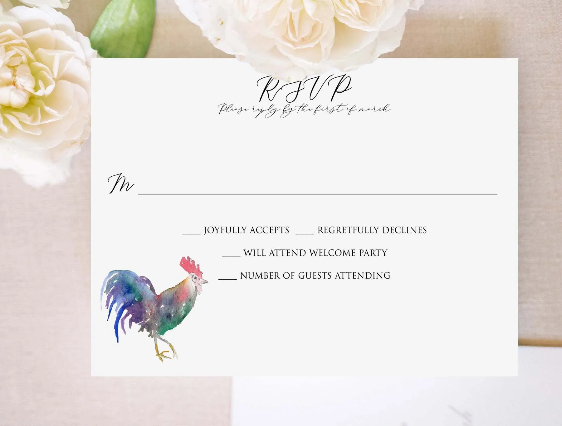Florida RSVP Card 3