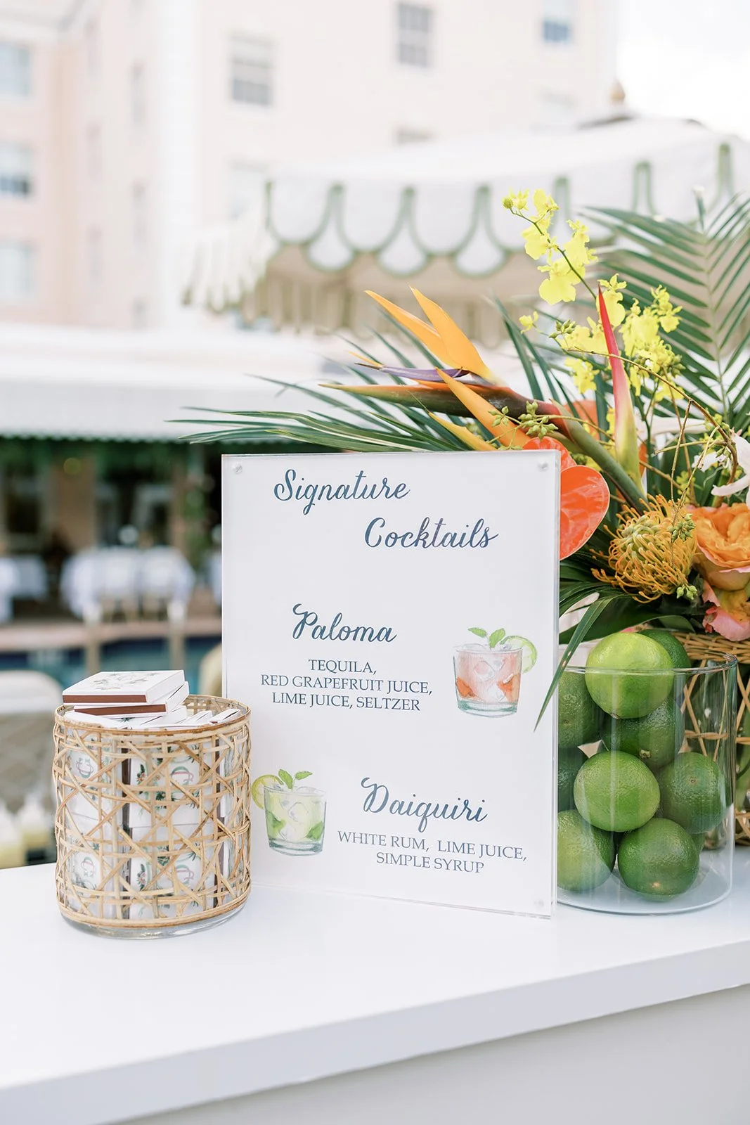 Custom Drink Sign by Tying the Knots Wedding Studio SunnyLeePhoto