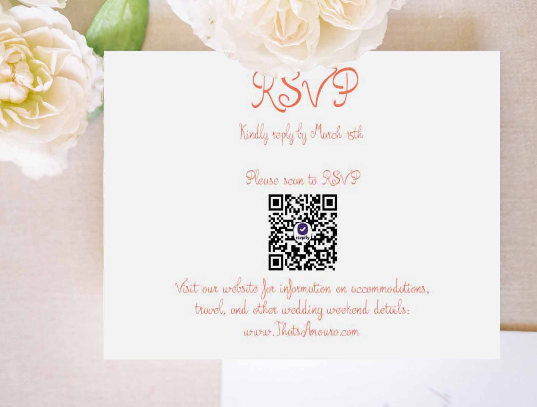 Italy RSVP Card 5