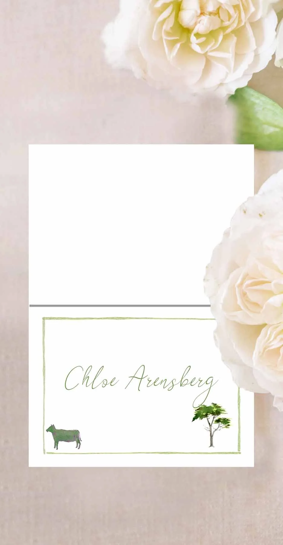 California Place Card 1
