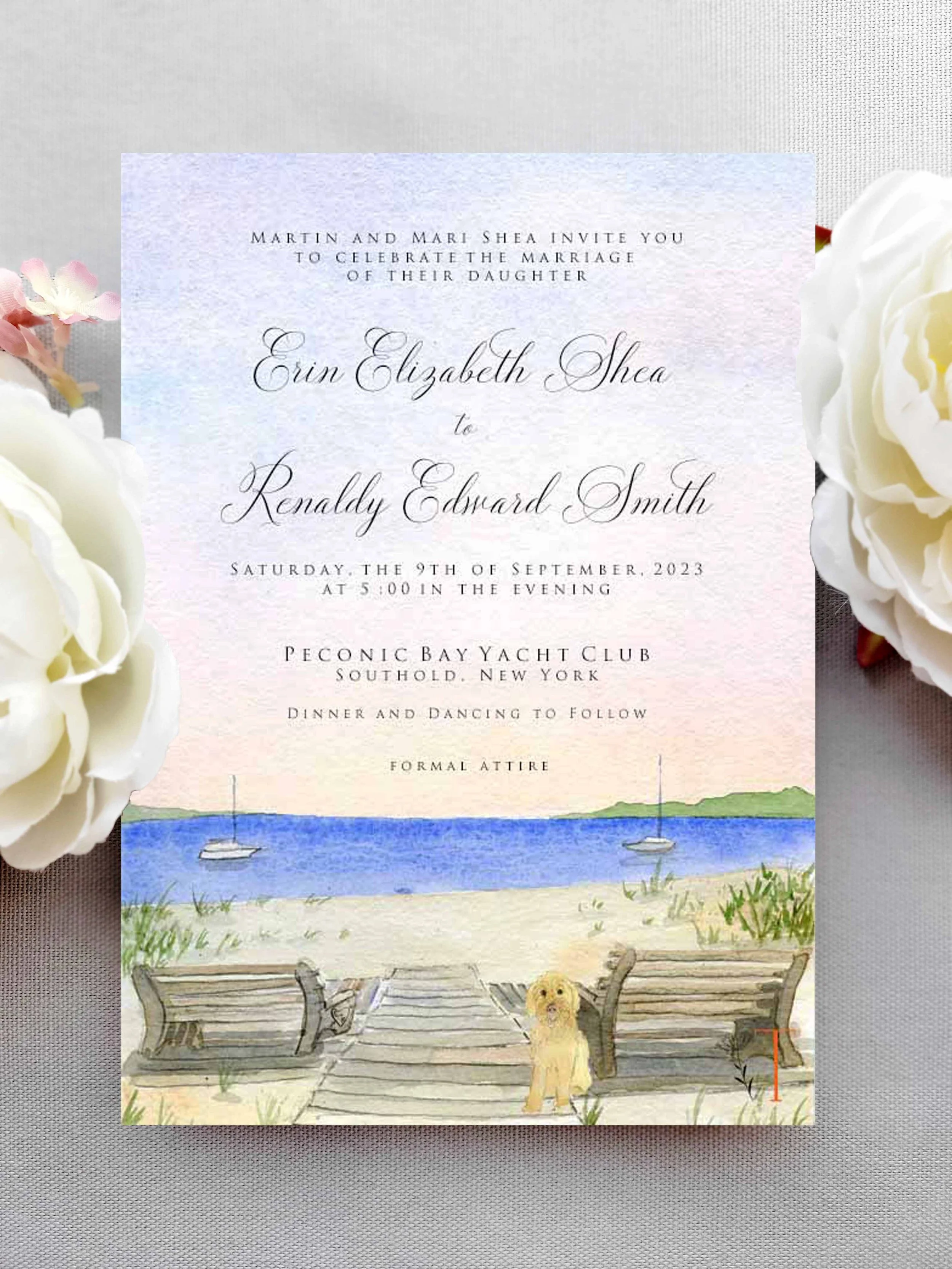 Bride's parents hosting, less formal