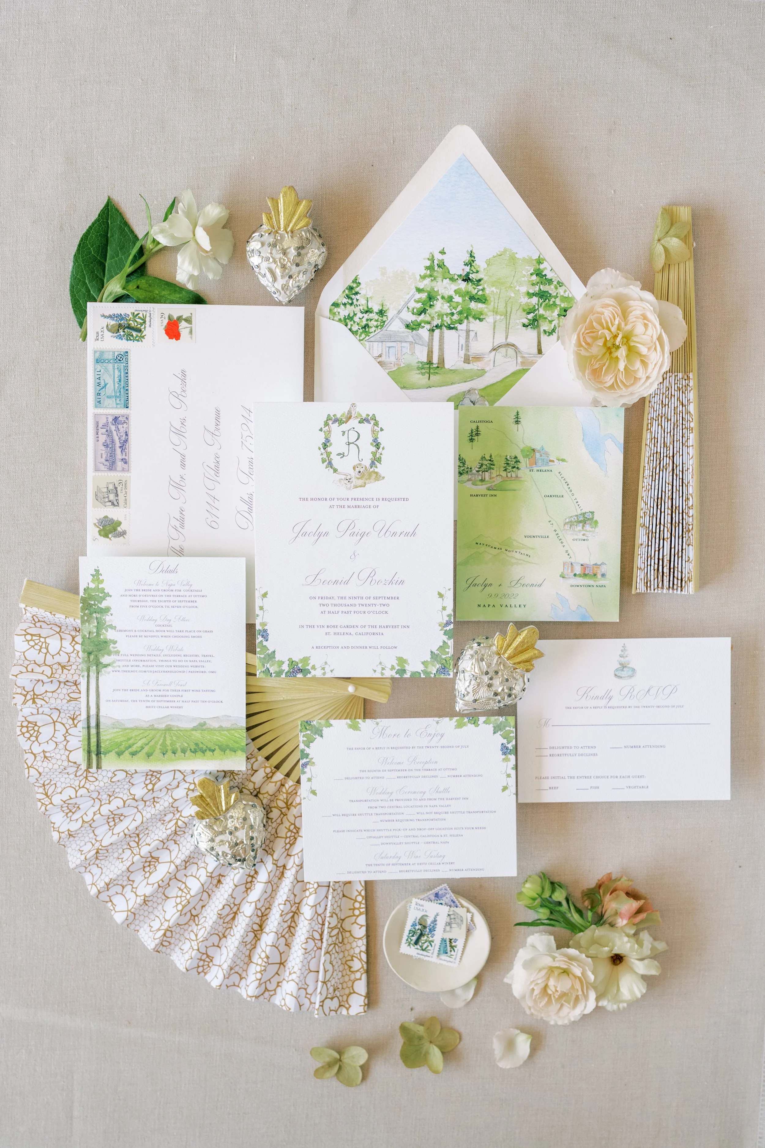 The Harvest Inn Wedding Invitations