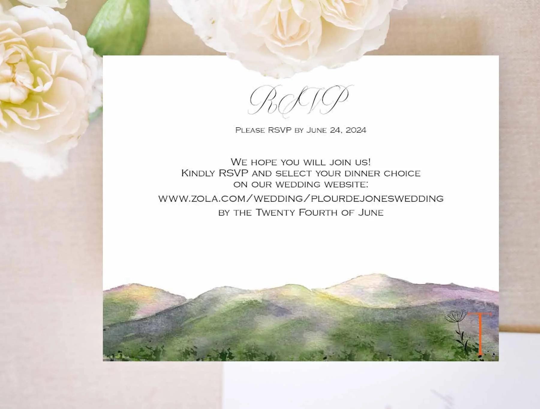 Vermont RSVP Card 4