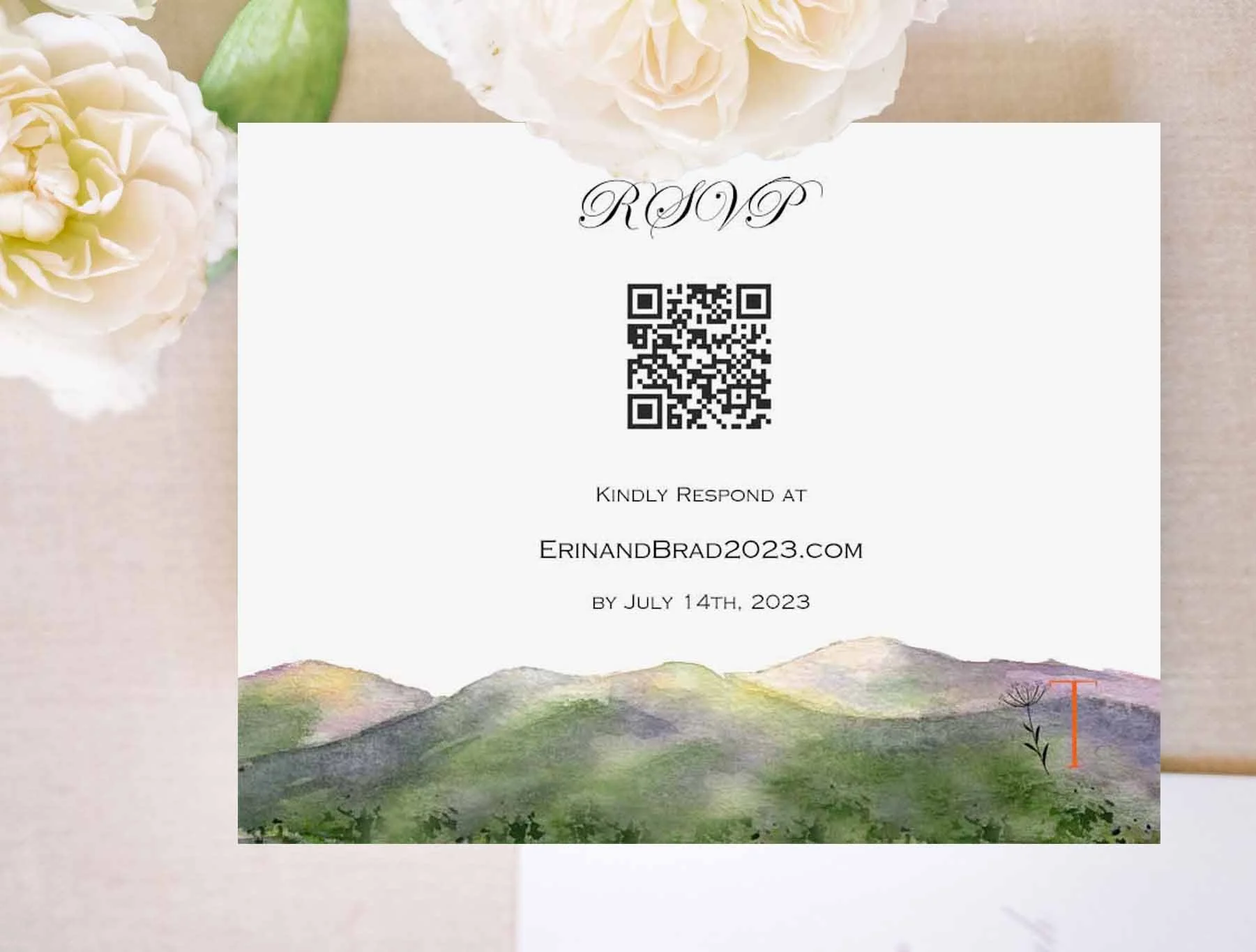 Vermont RSVP Card 5