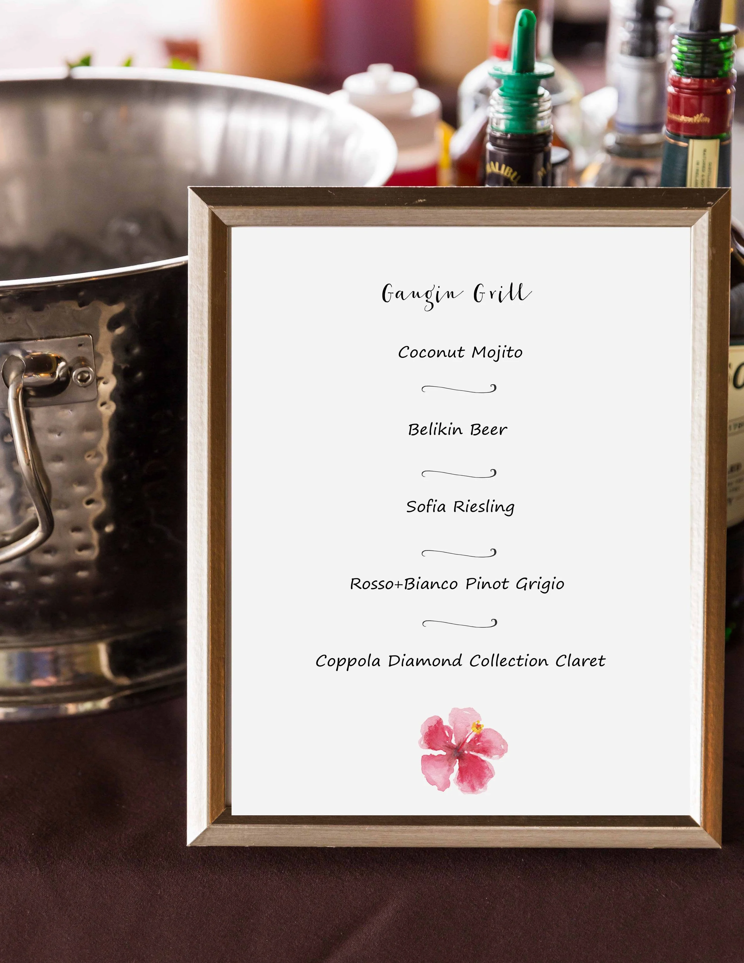 Bar Menu 2