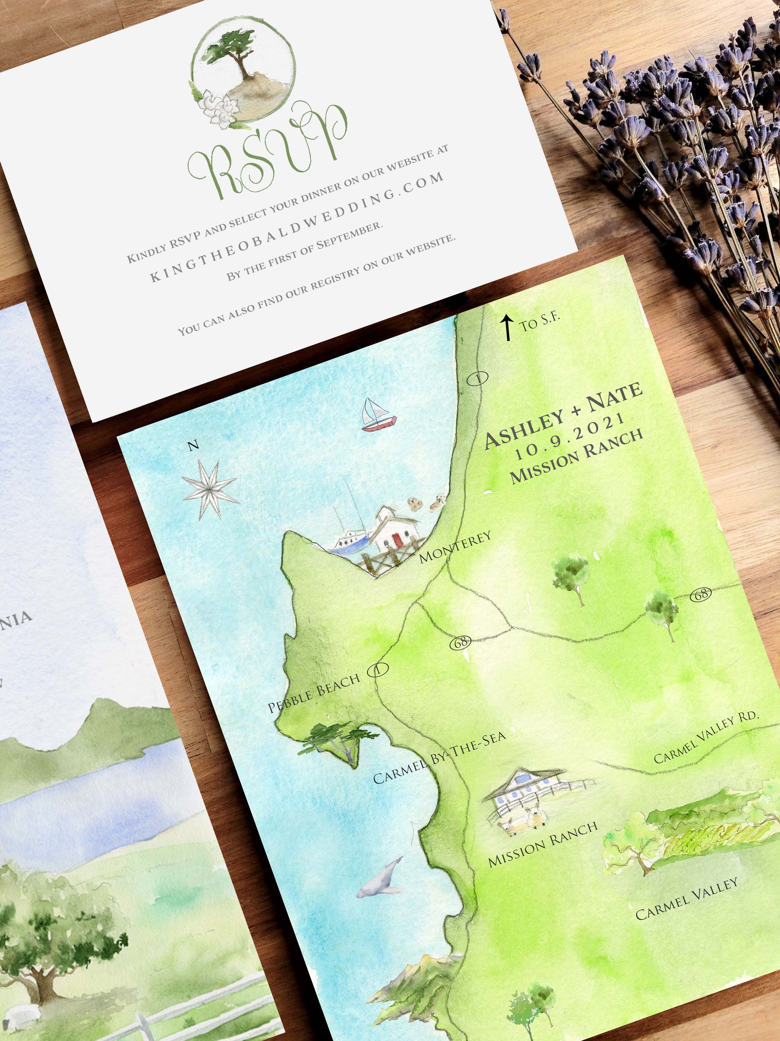 Ashley and Nate Map with RSVP mission ranch photo.jpg