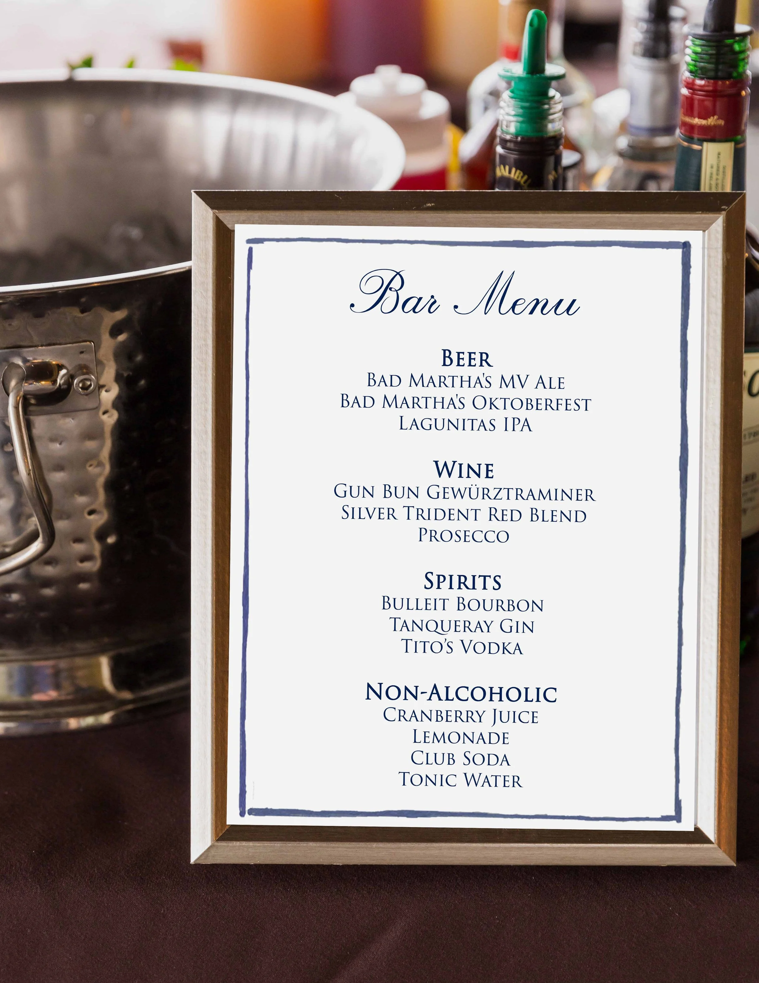 Bar Menu 5