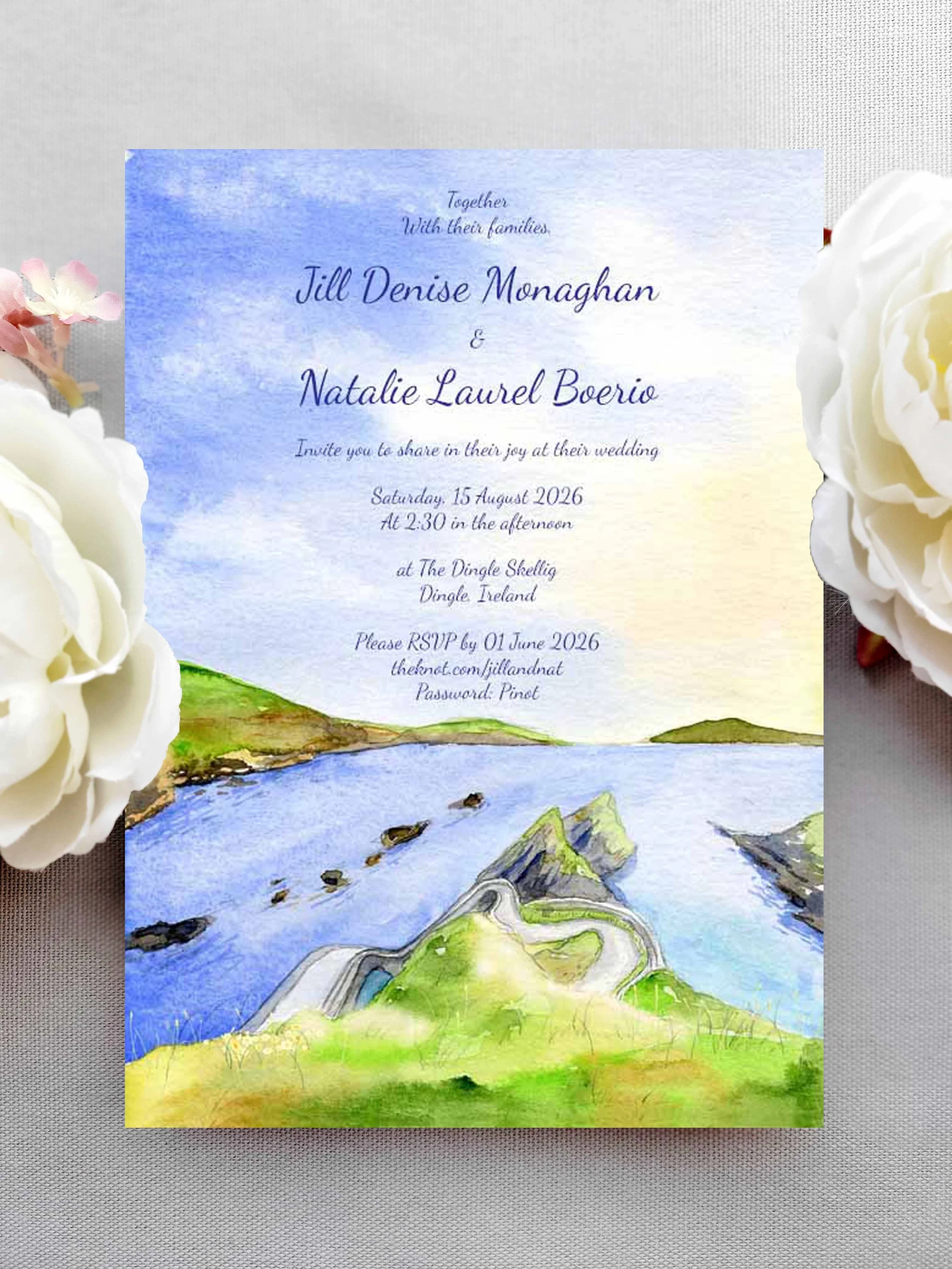 Bride couple, both sets of parents hosting, less formal