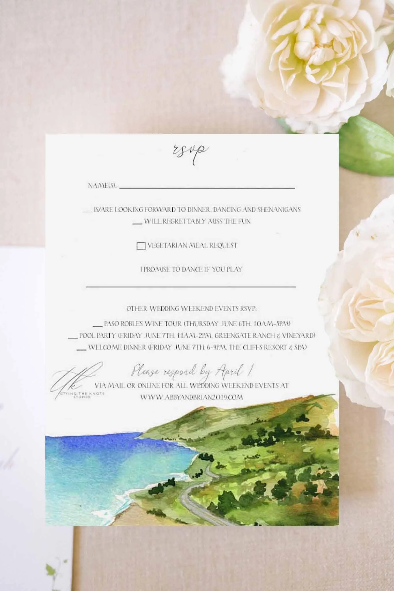 California RSVP Card 1