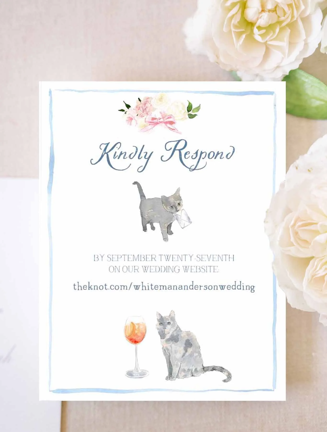 Virginia RSVP Card 1 *customizable with our pet gallery