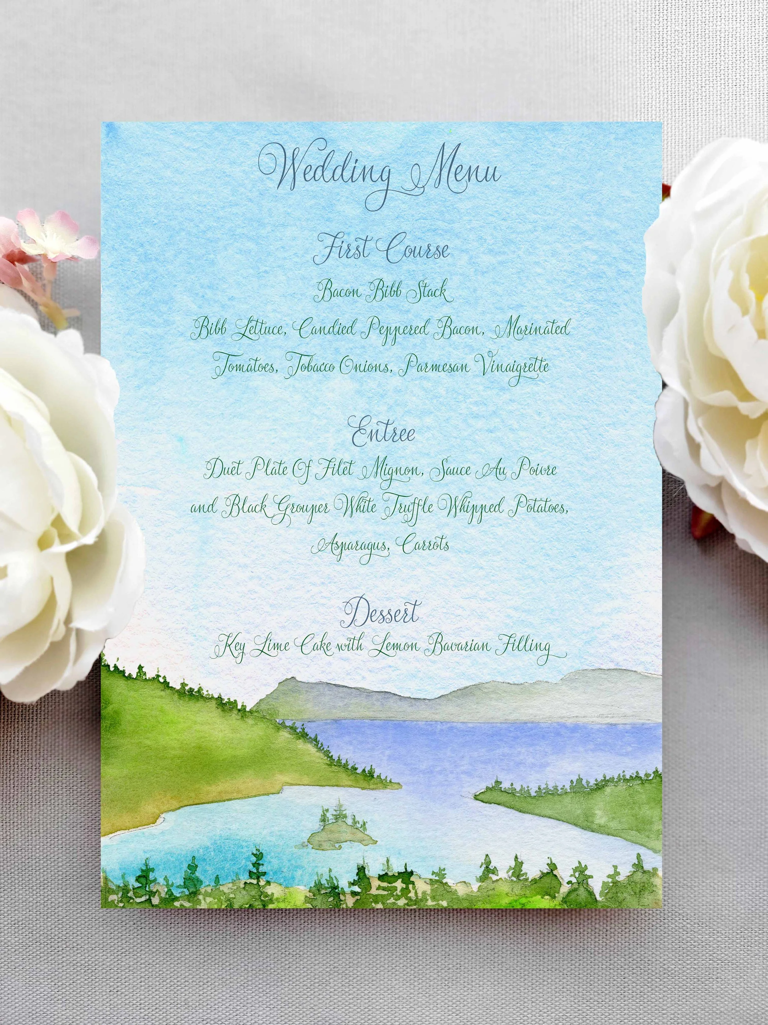 The Inn at Erlowest Lake George Wedding Invitations by Tying the Knots Wedding Studio 10
