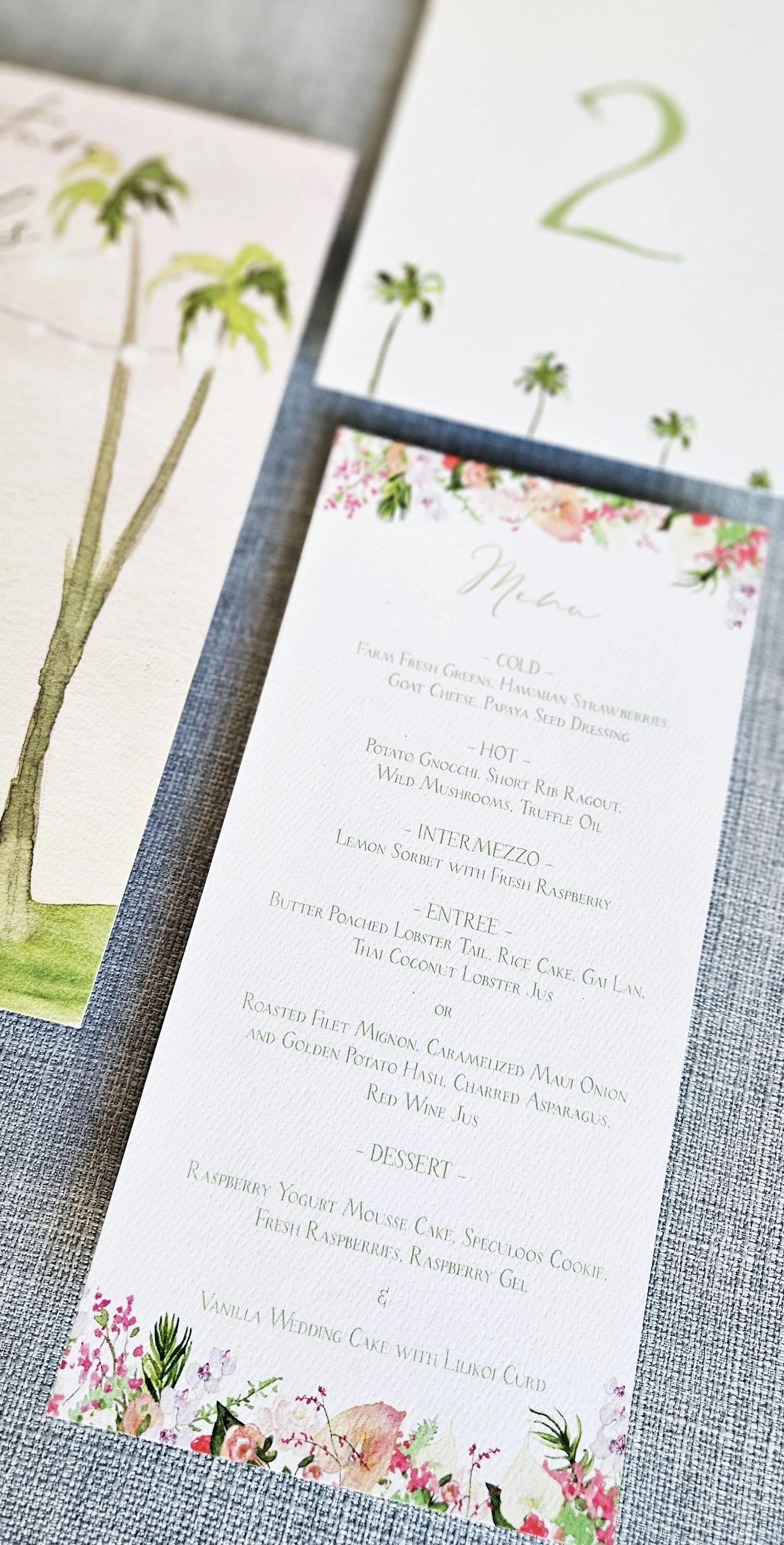 Customized Oahu Ko Olina wedding invitations by Tying the Knots 11