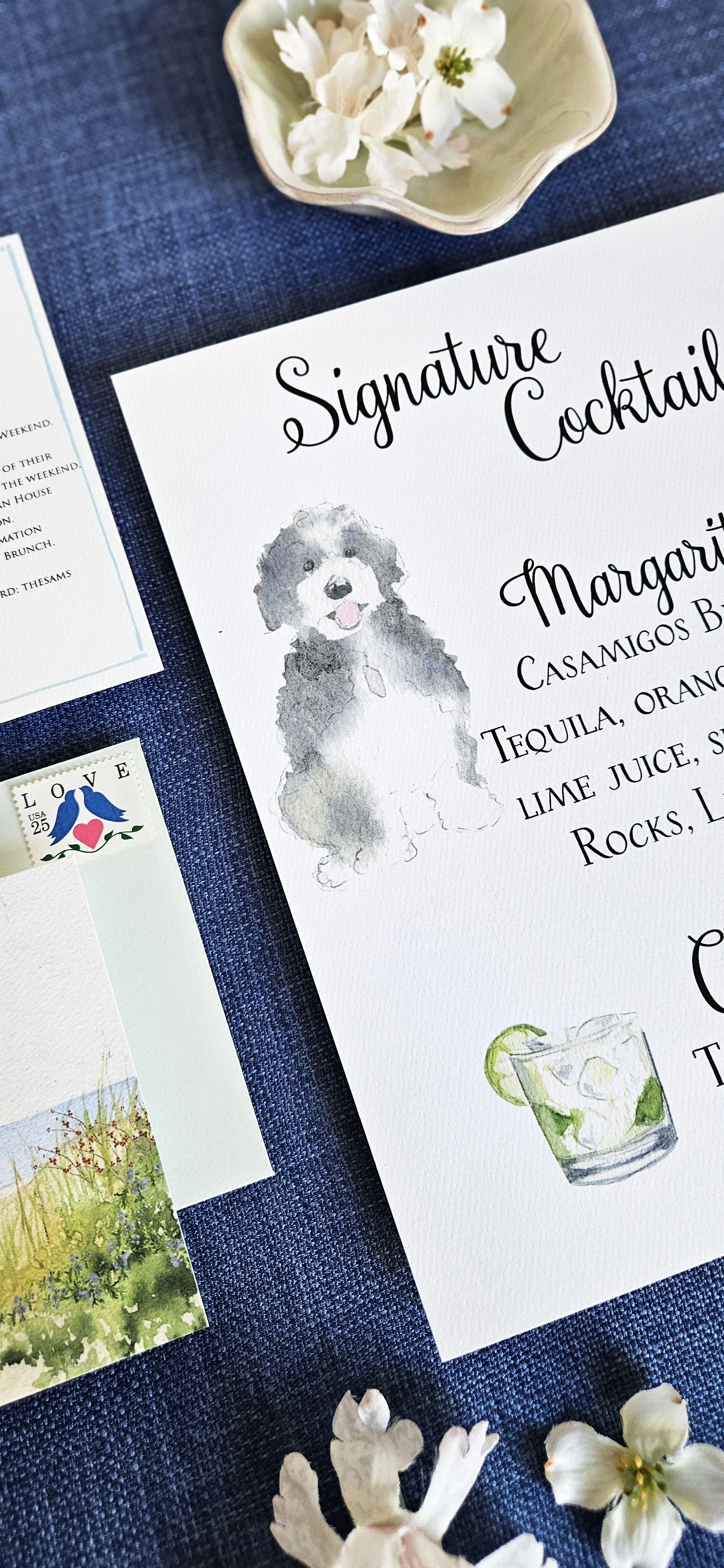 The Crane Estate wedding invitations by Tying the Knots Wedding Studio 9