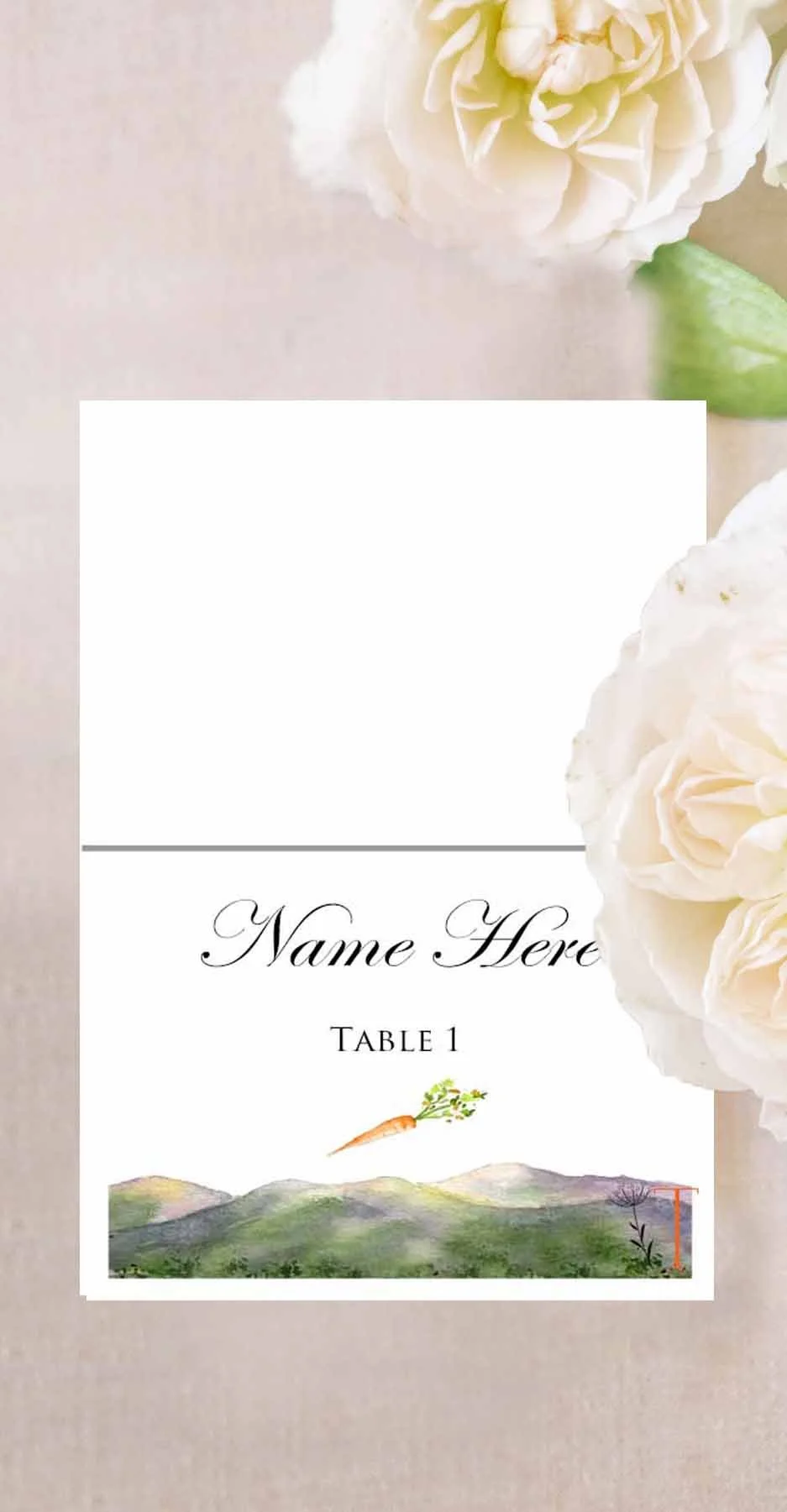 Vermont Place Card 1