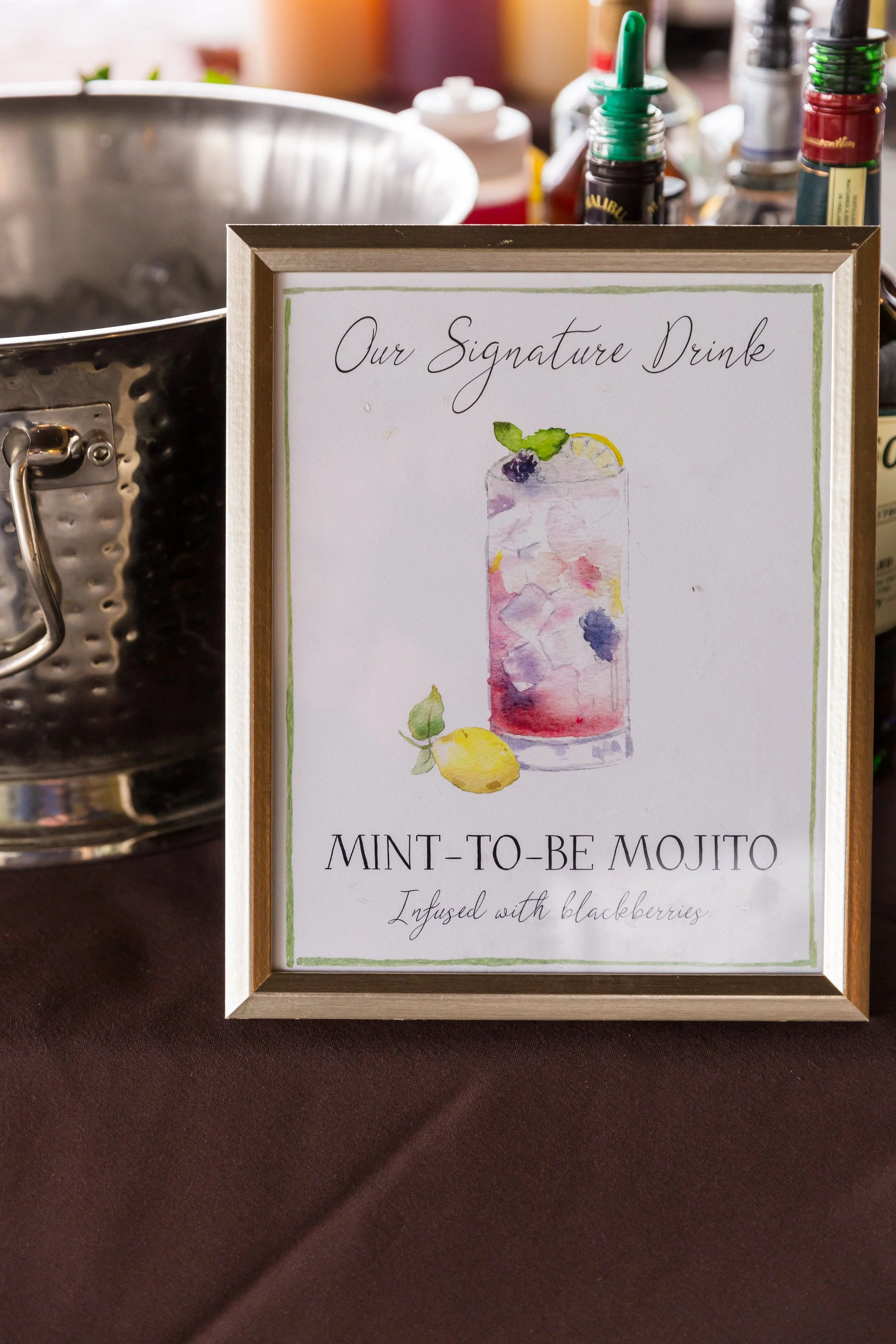 Mountain Top Inn & Resort Wedding Invitation set in watercolors by Tying the Knots Studio 9