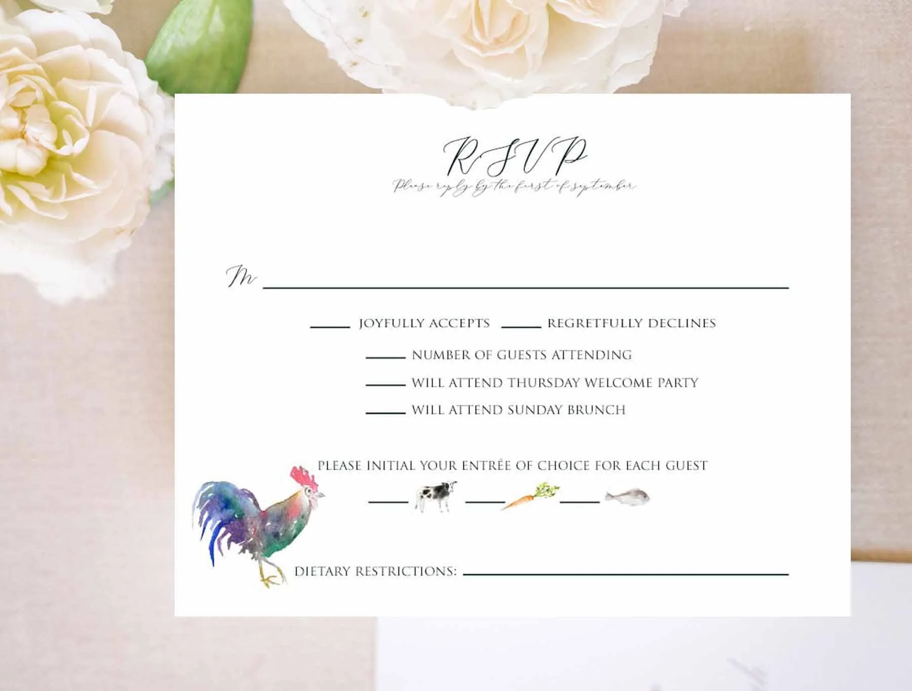 Florida RSVP Card 4
