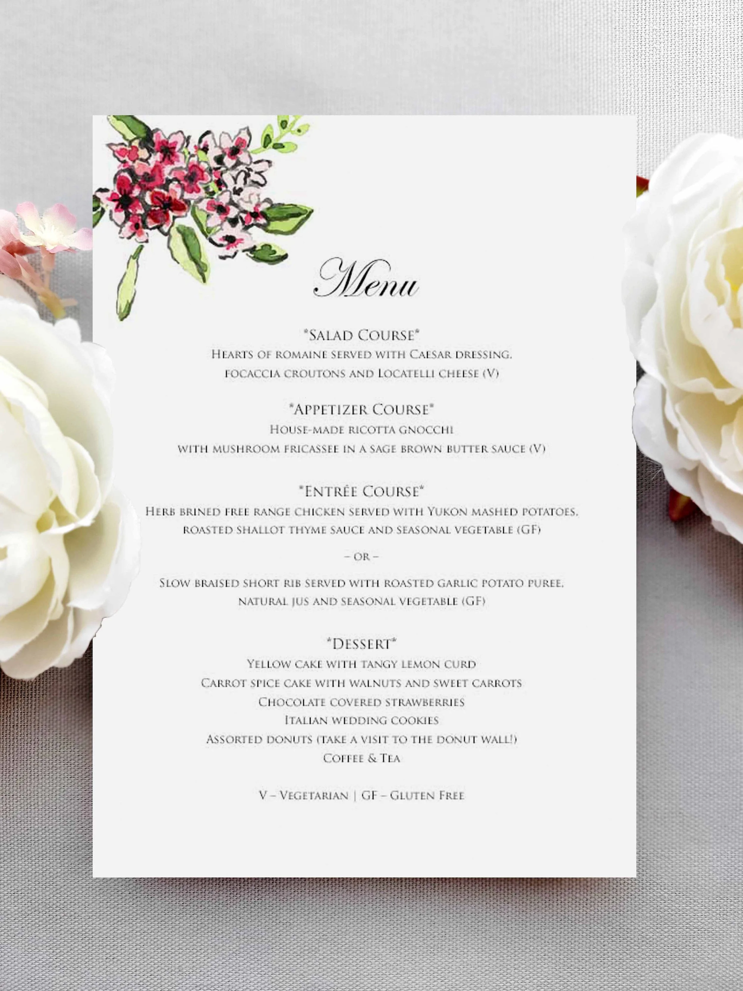 Greenbrier Menu 1