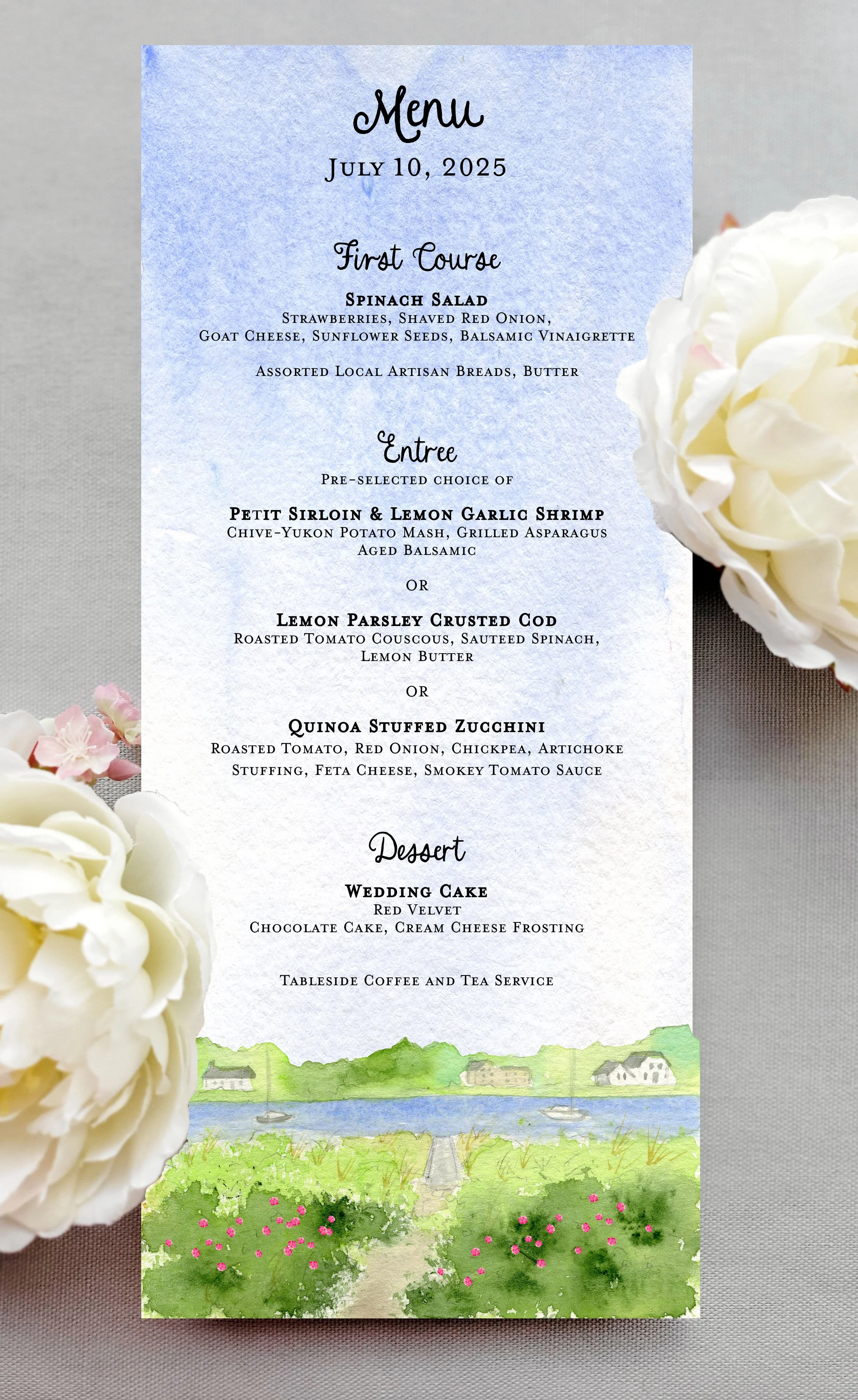 Wychmere Beach Club wedding invitations, featuring Harwich Port by Tying the Knots Studio 9