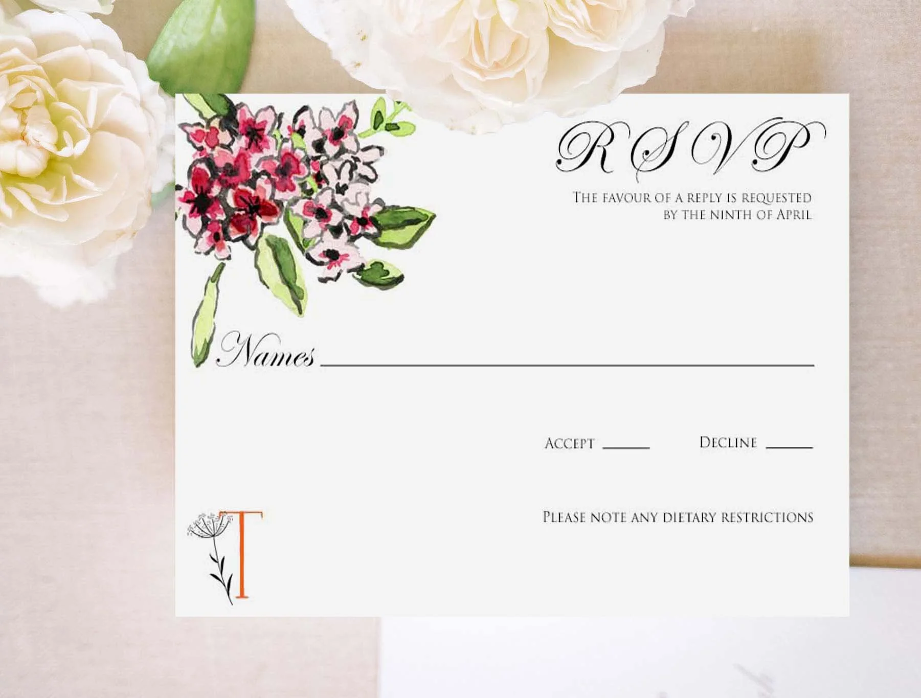 Greenbrier RSVP Card 1