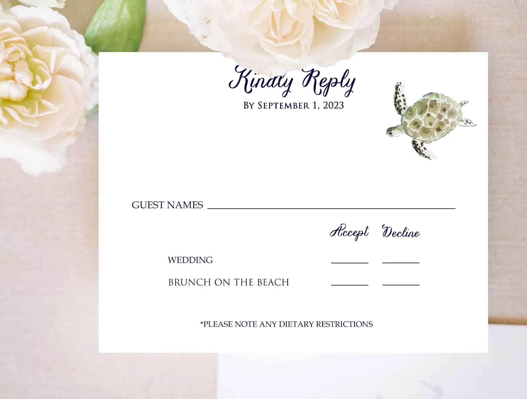 Florida RSVP Card 6