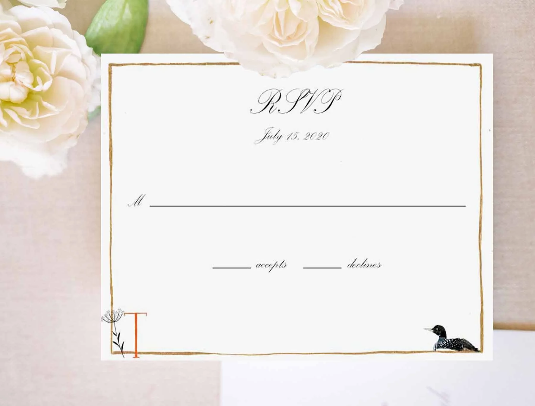 Vermont RSVP Card 12