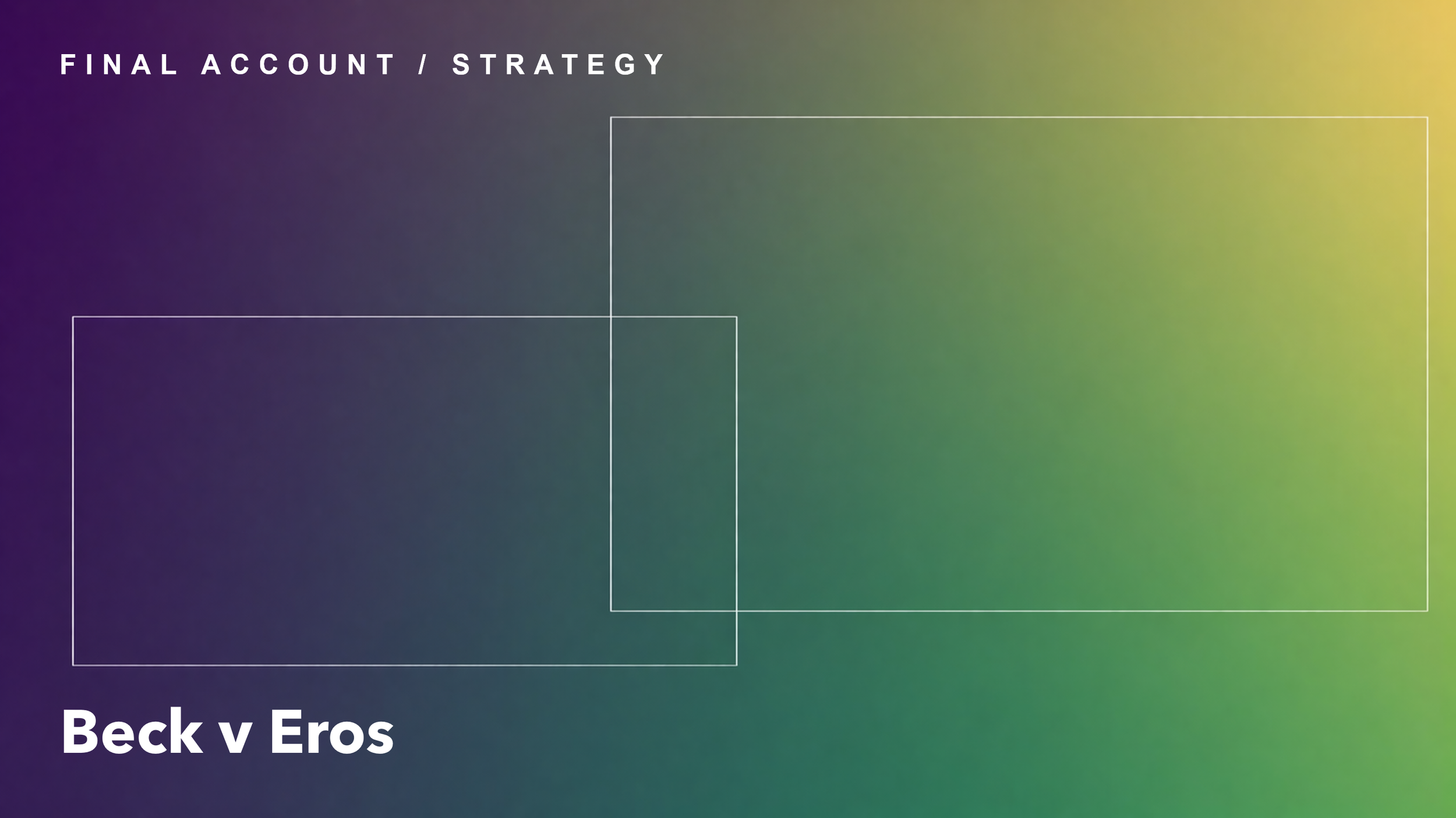 Multiple adjudications need a coherent final account strategy.