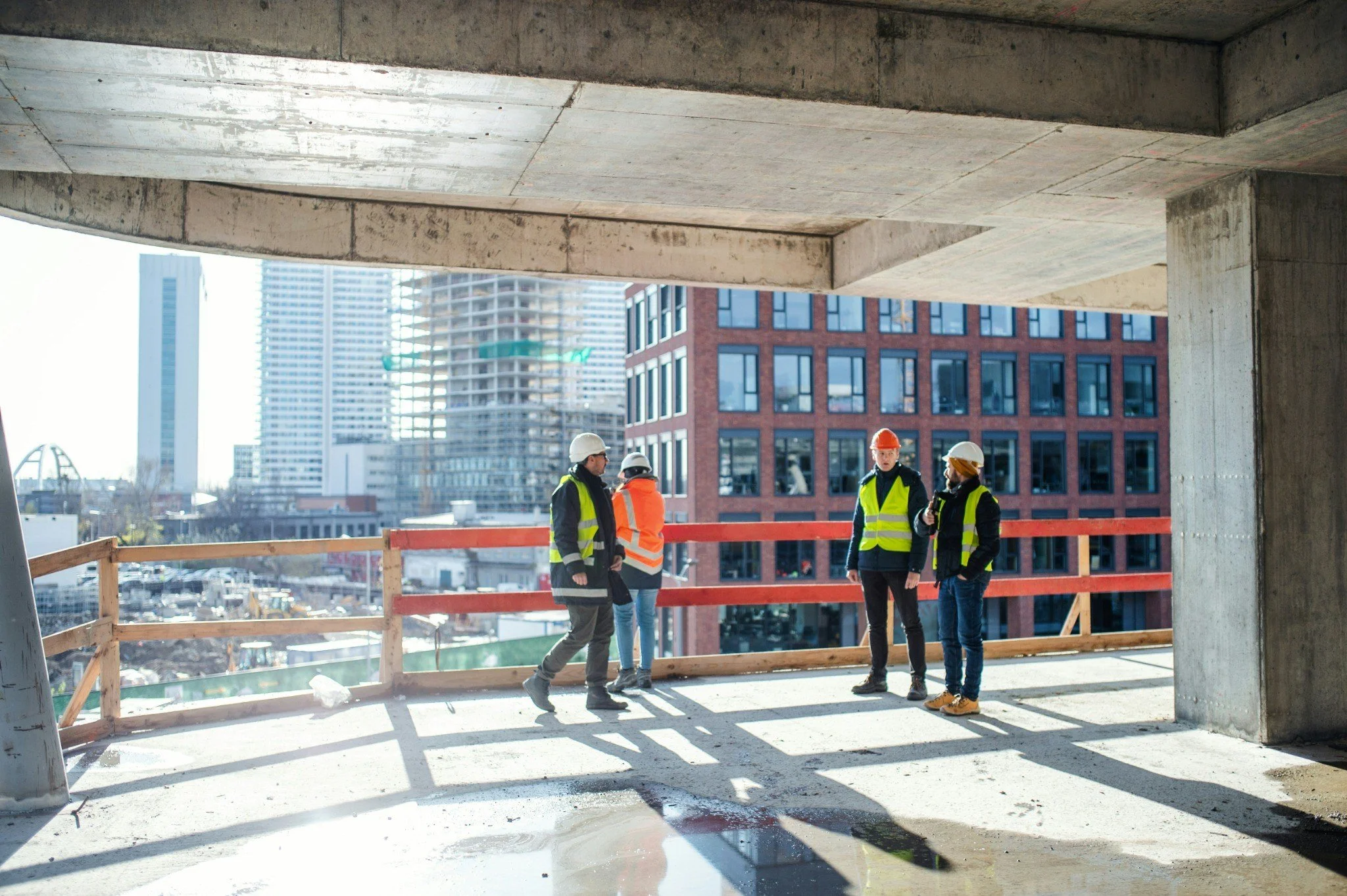 Specialist capability activated within a live construction project
