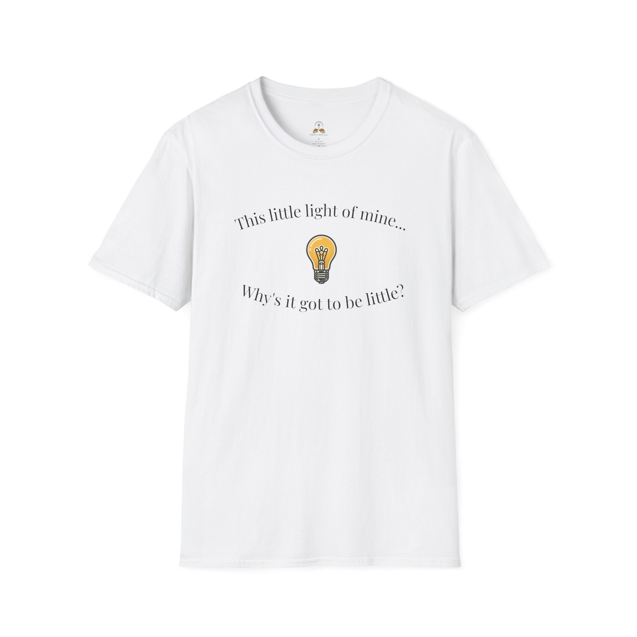 'This Little Light of Mine' Lightbulb Graphic T-Shirt