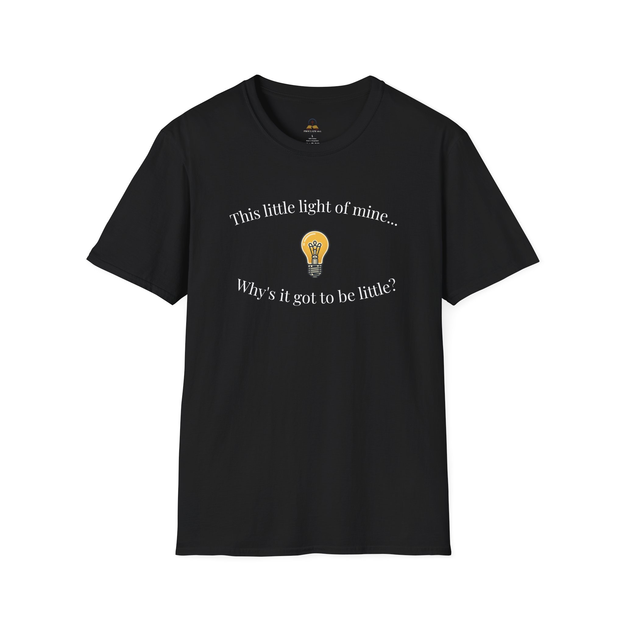'This Little Light of Mine' Lightbulb Graphic T-Shirt