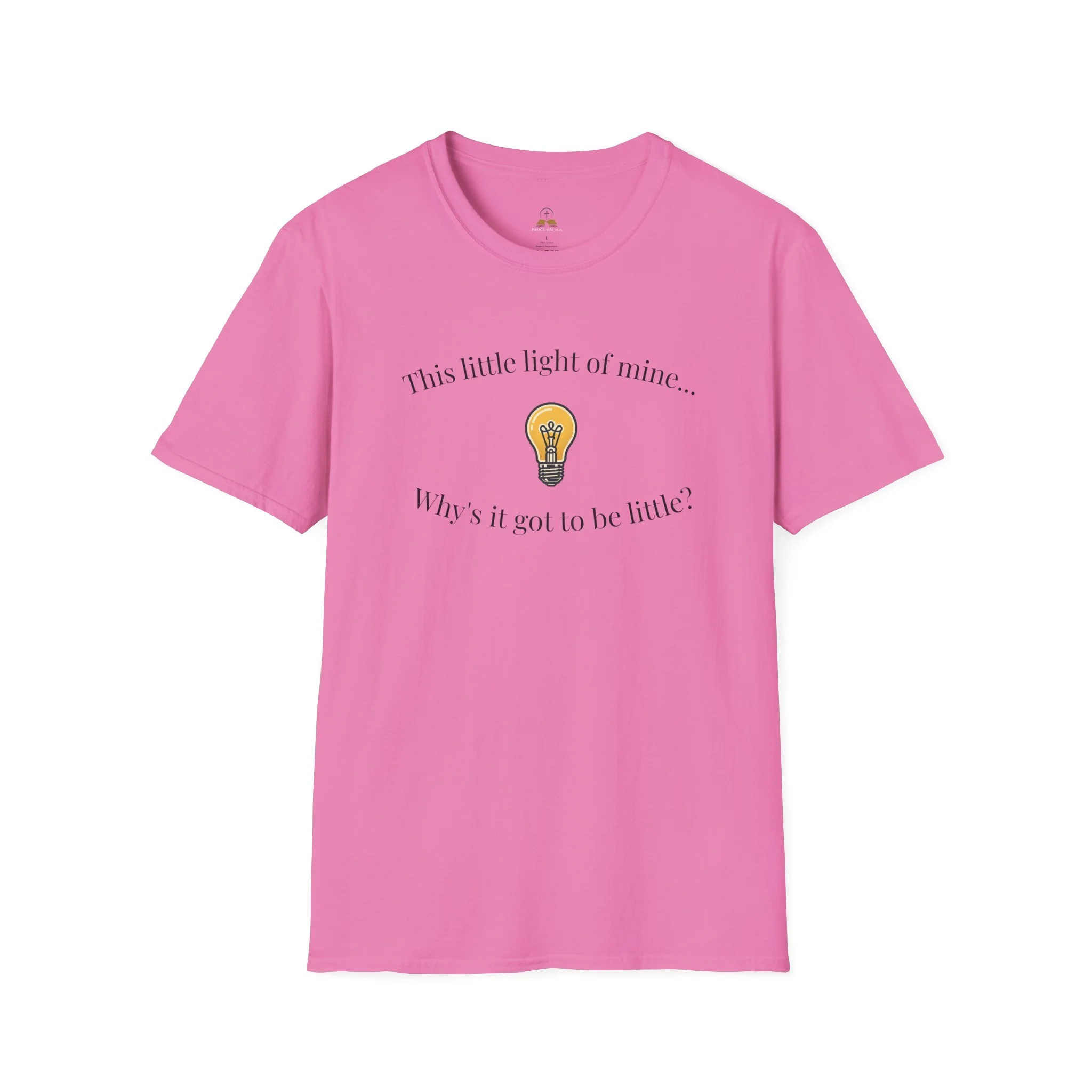 'This Little Light of Mine' Lightbulb Graphic T-Shirt