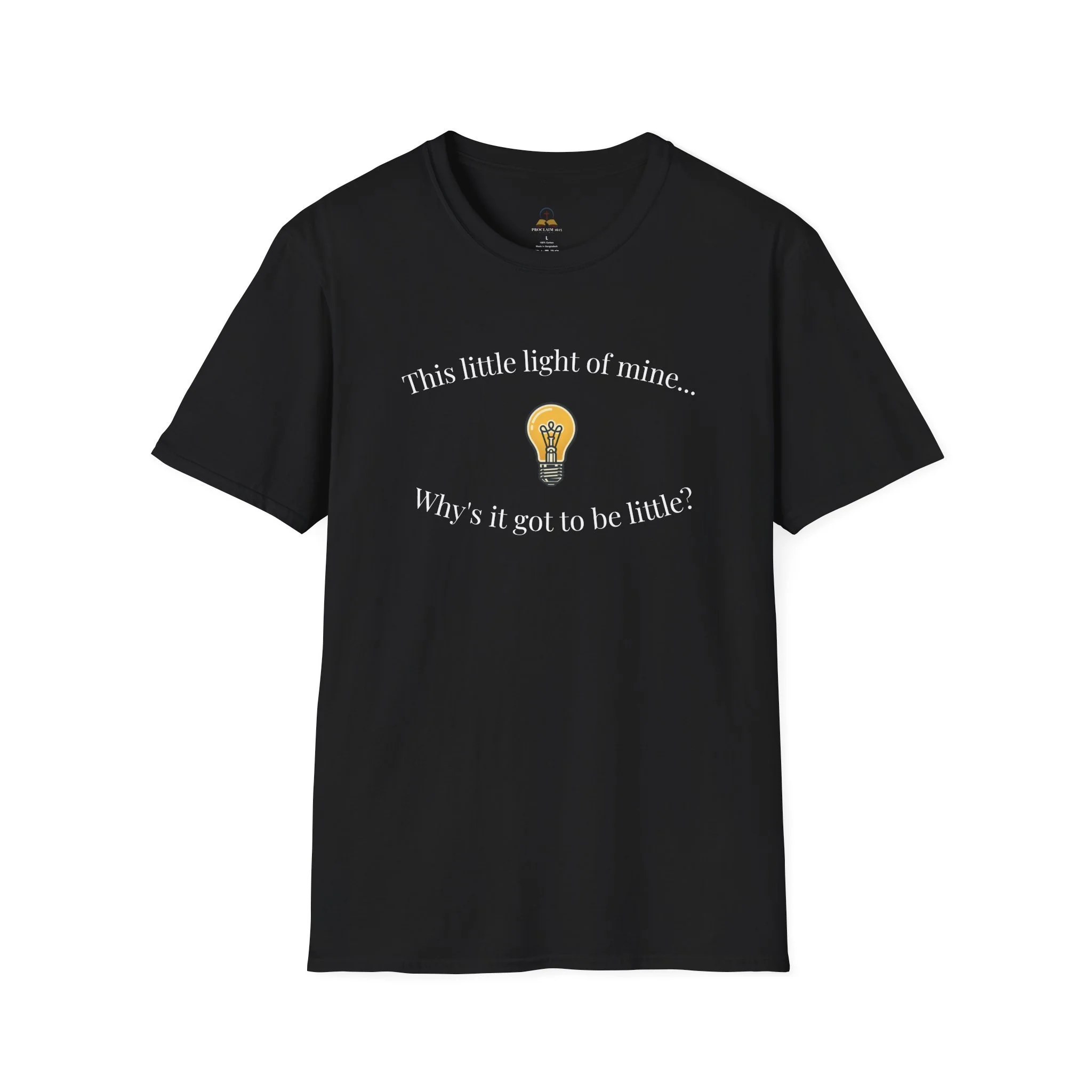'This Little Light of Mine' Lightbulb Graphic T-Shirt