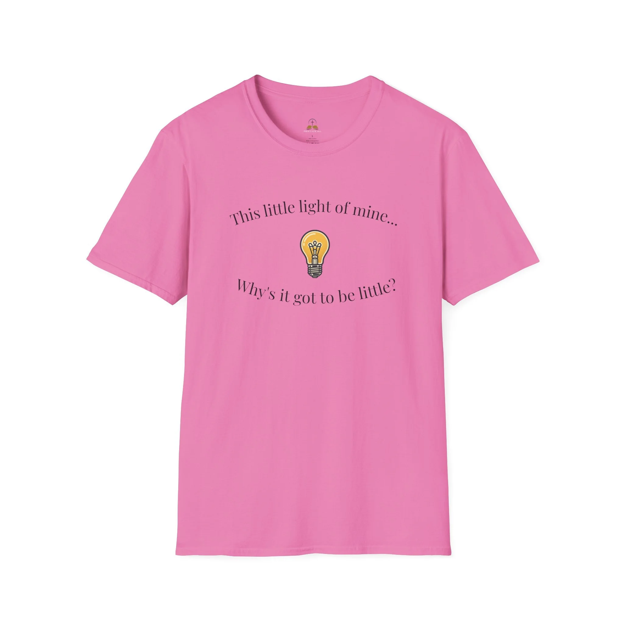 'This Little Light of Mine' Lightbulb Graphic T-Shirt