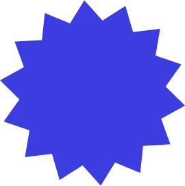 Blue star design