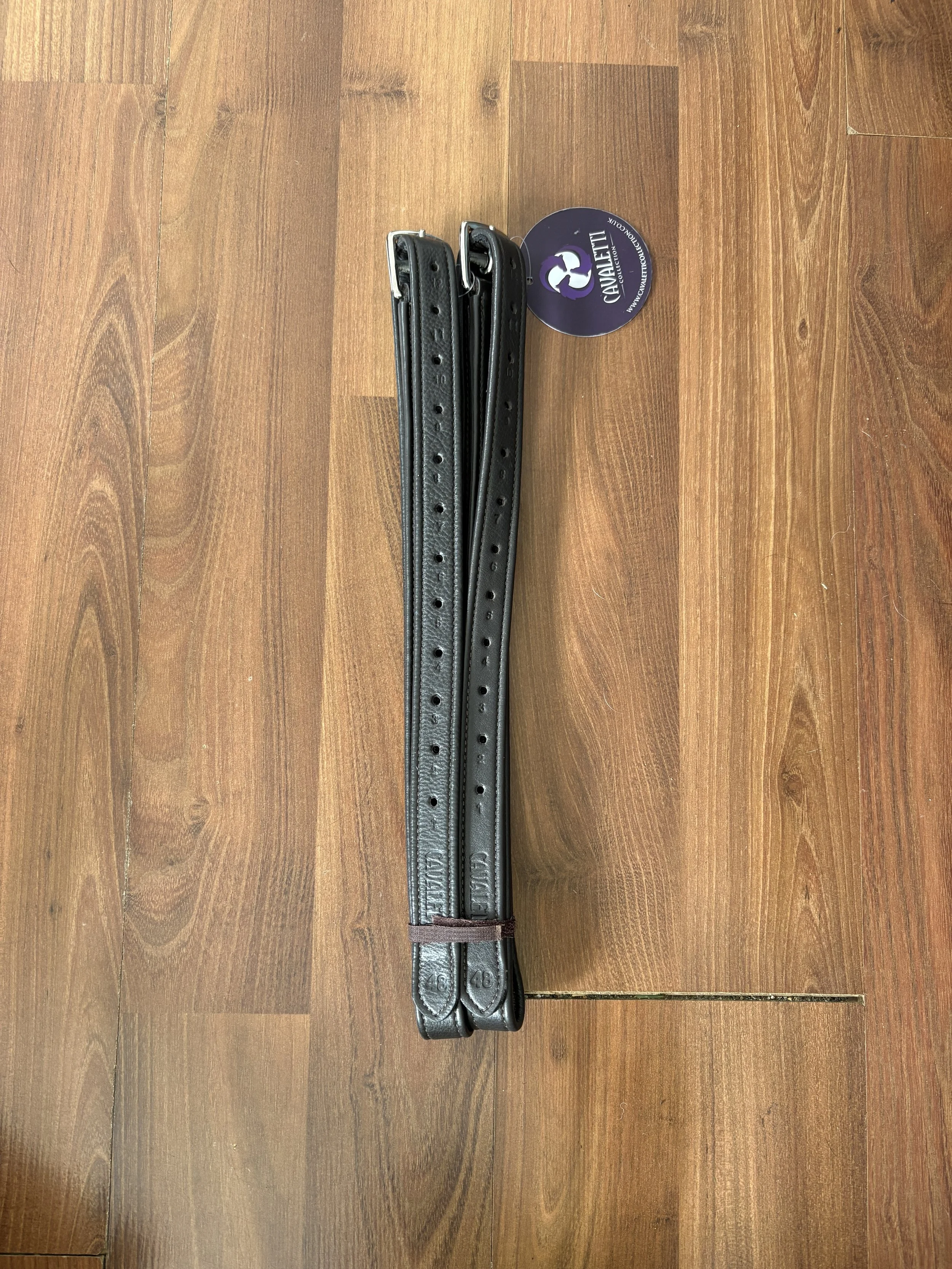 Cavaletti scirrocco stirrup leather - 48", 60" Black