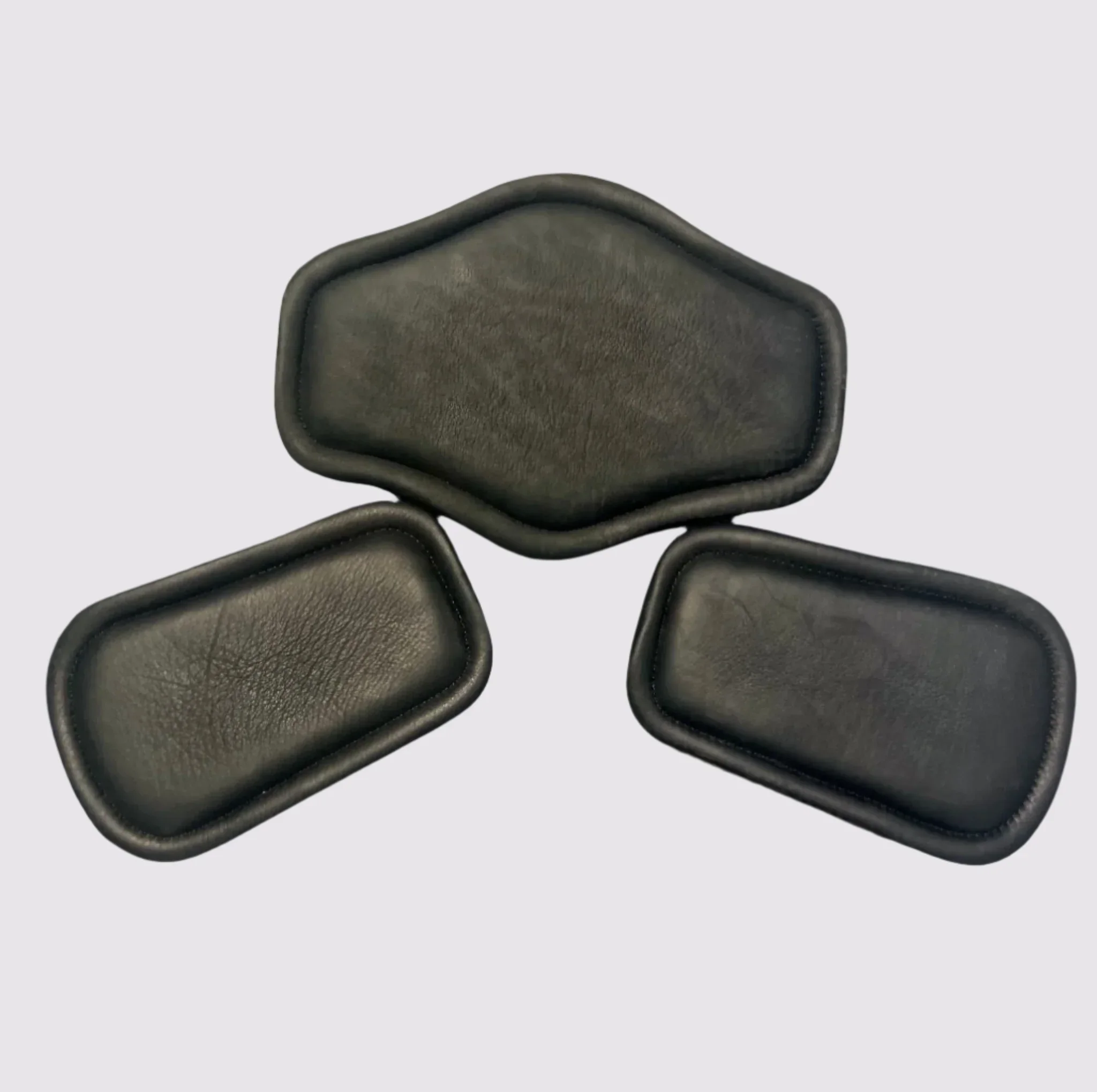 Removable Leather Pads for Pressure Relief Short Girth