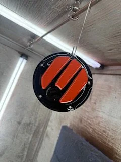 Gloss Black with Chevy Orange Inserts