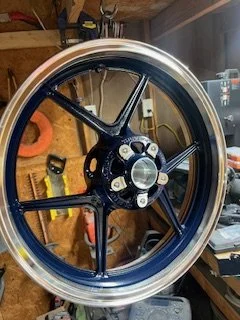 Navy Blue with Polished Lip