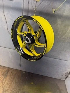 Gloss Black with Yellow Inserts