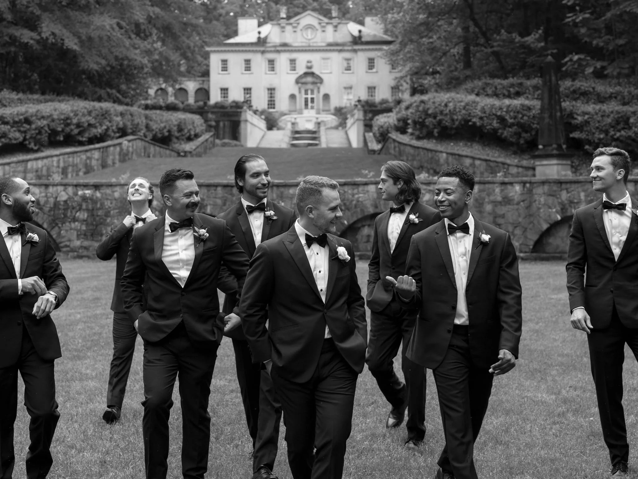 Editorial wedding photographer at Swan House wedding in Atlanta Georgia featuring elegant architecture and timeless wedding style by saje photography