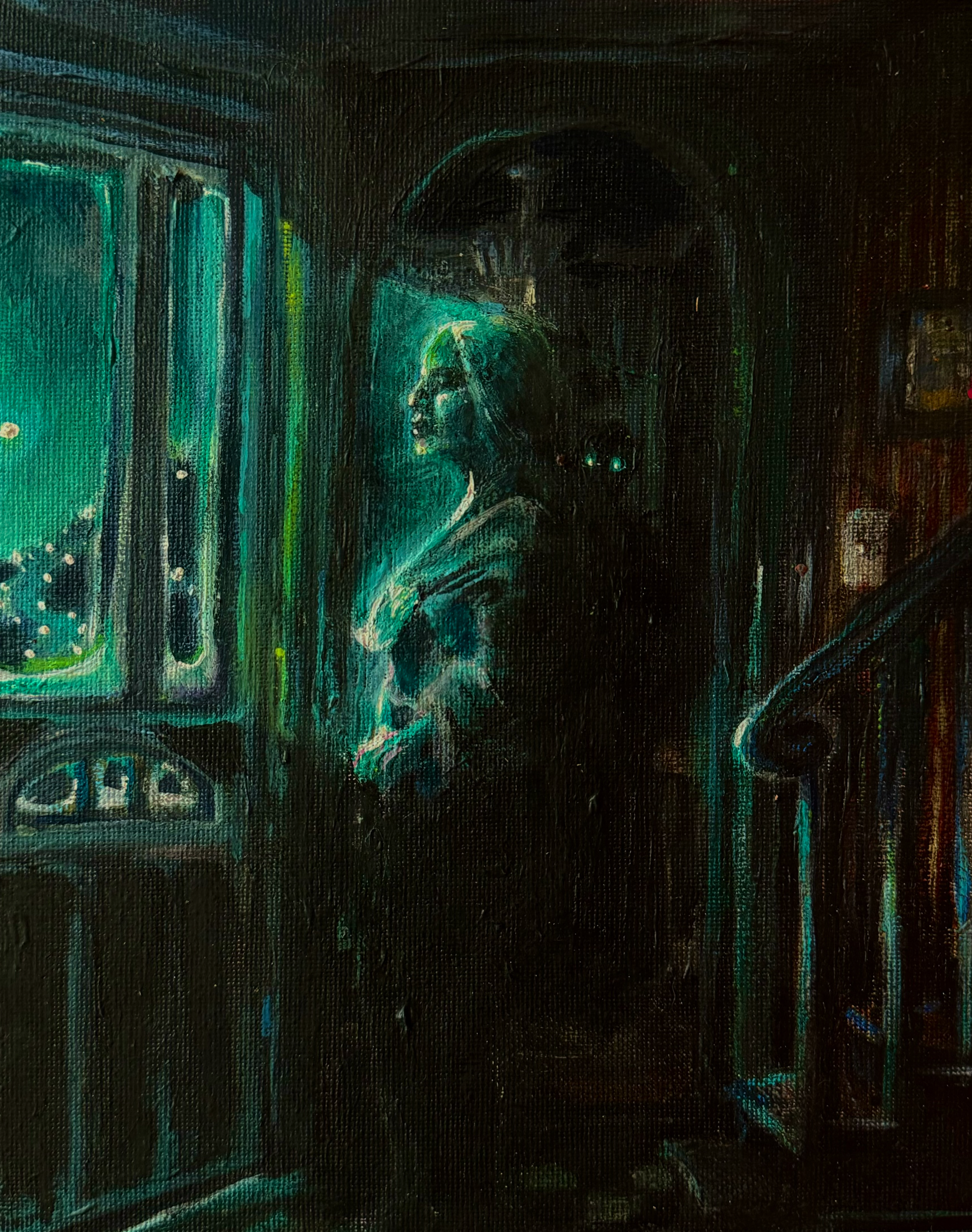 Massive, 2026
Acrylic on canvas
21cm x 26cm