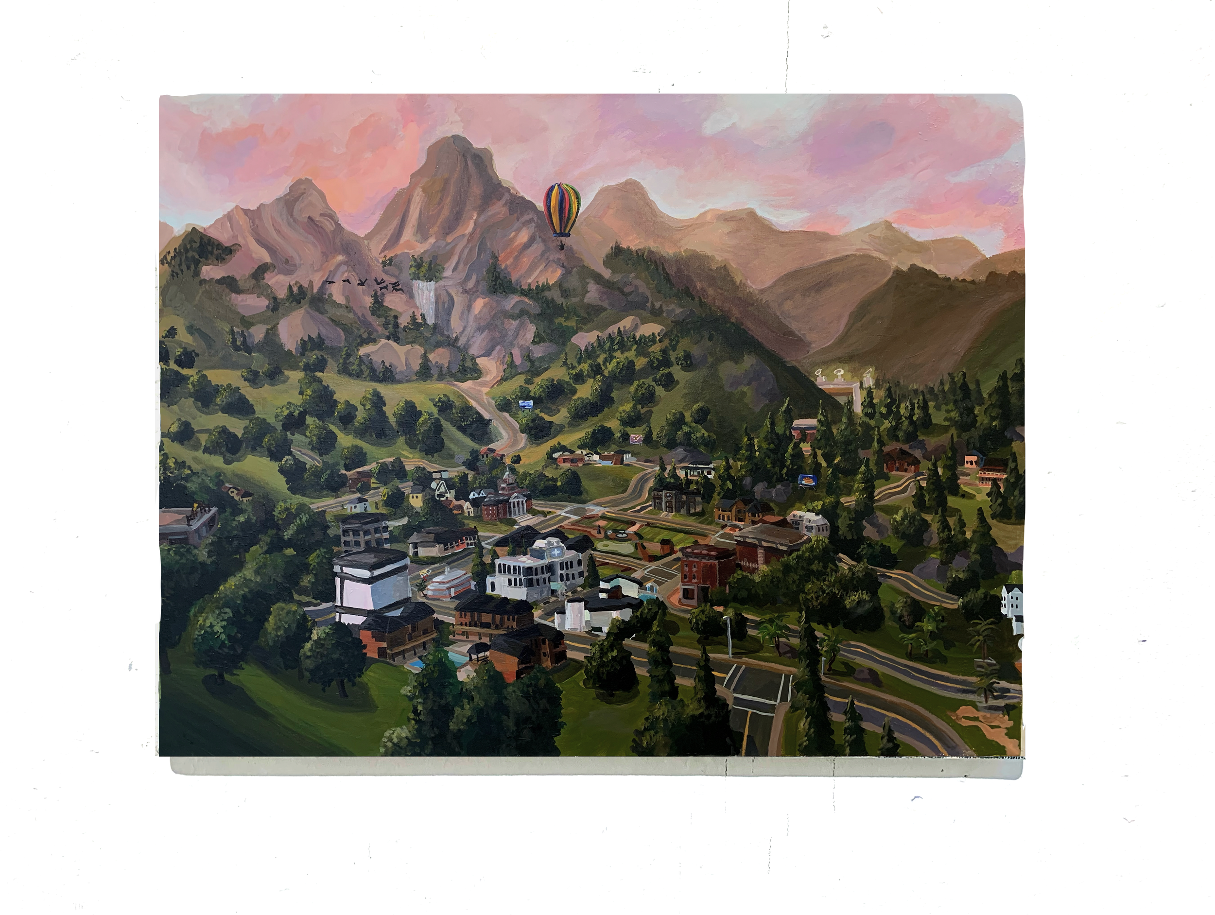 Simscape, 2023
Acrylic on canvas
120cm x 90cm