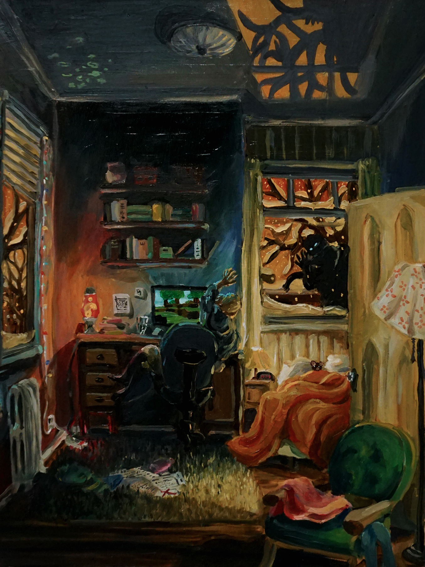 It Never Really Happened, 2023
Oil on canvas
45cm x 59cm