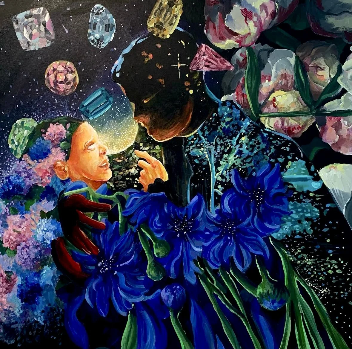 First and Last Love, 2023
Acrylic on canvas
76cm x 76cm