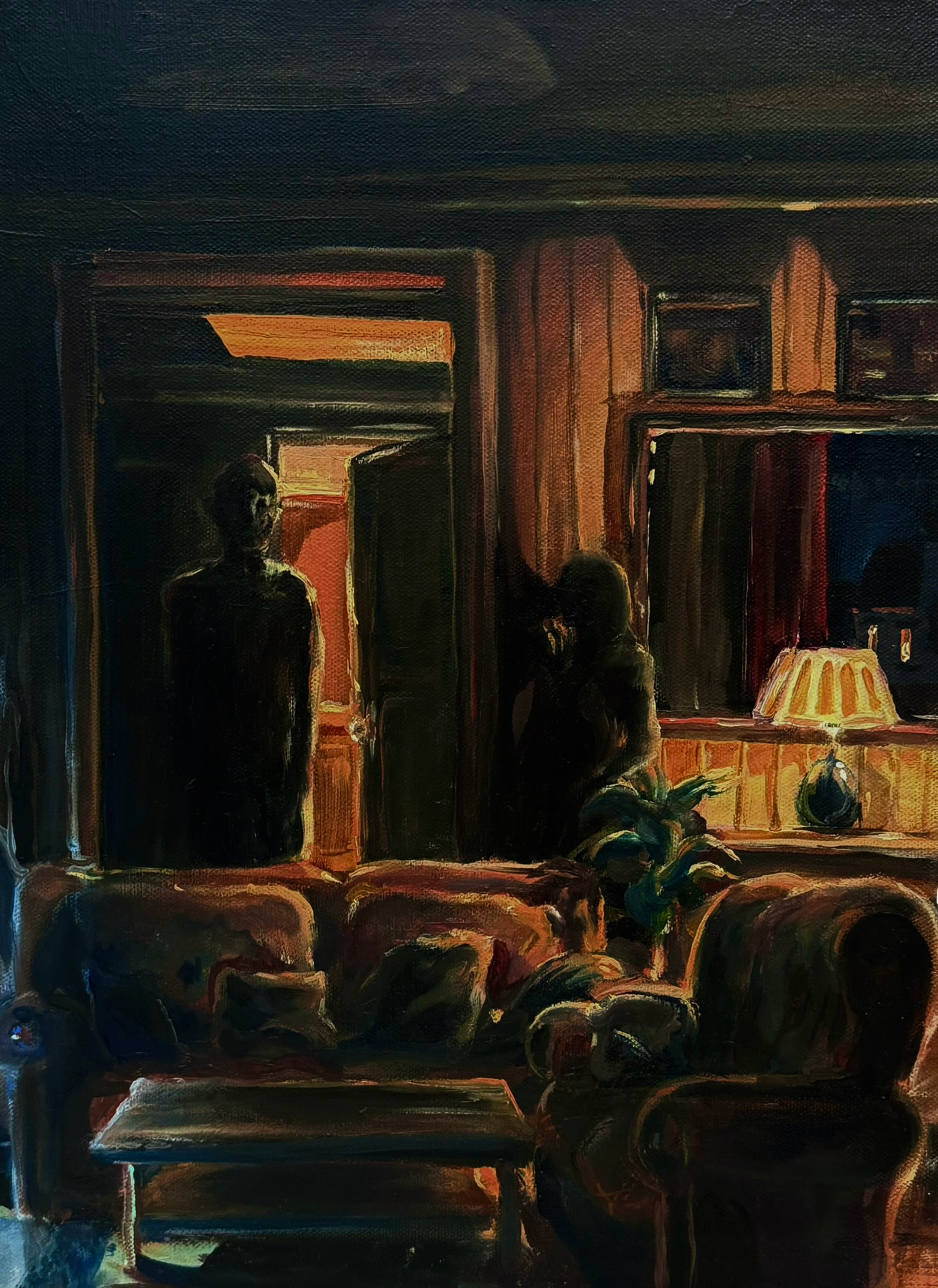 Man in the House, 2025
Oil on canvas
30cm x 41cm