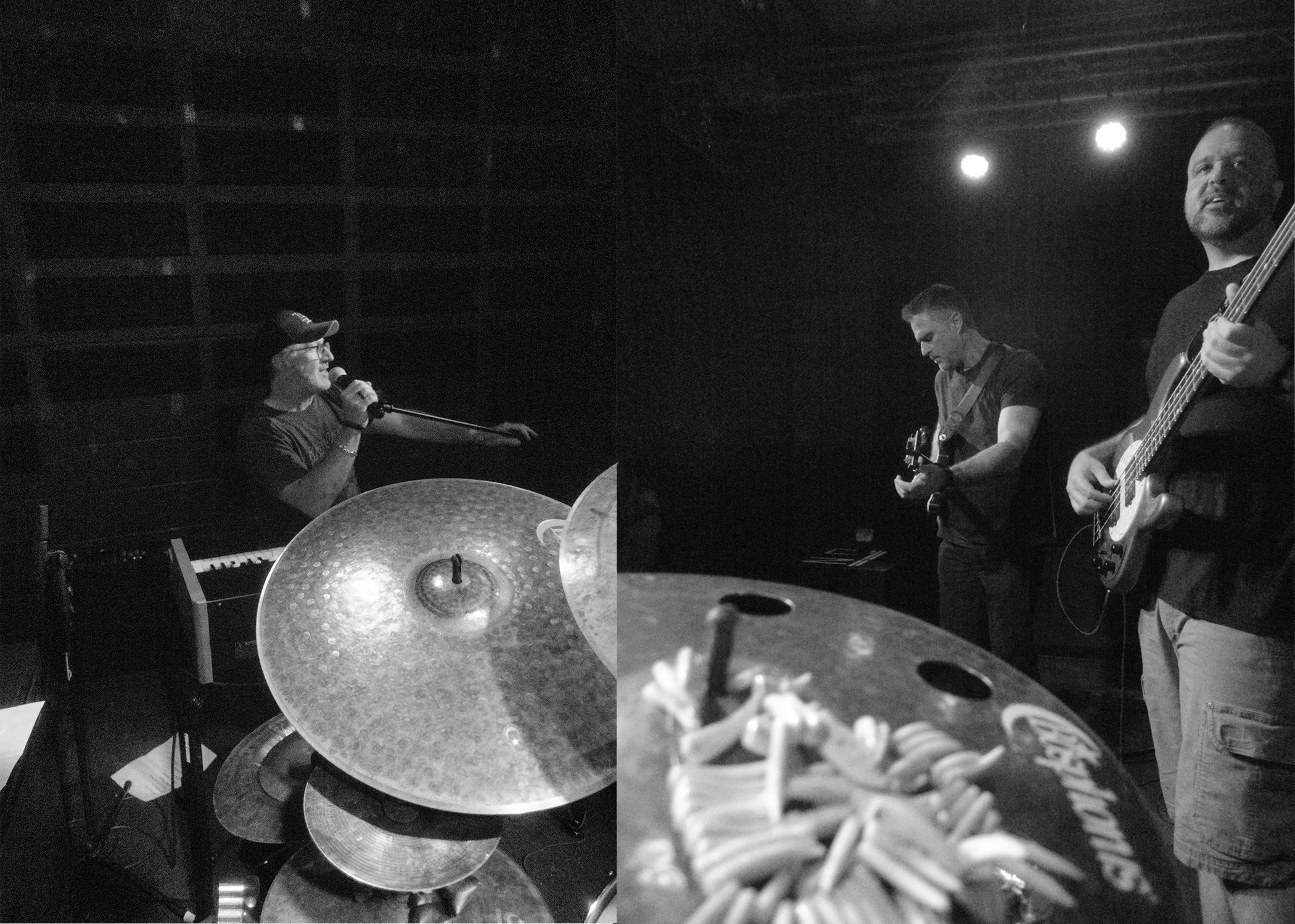 Lee Stein, Chris D'Ambrosio, and Robert Burns performing as the Broken Faders at Cannonball Music Hall in Raleigh, NC.