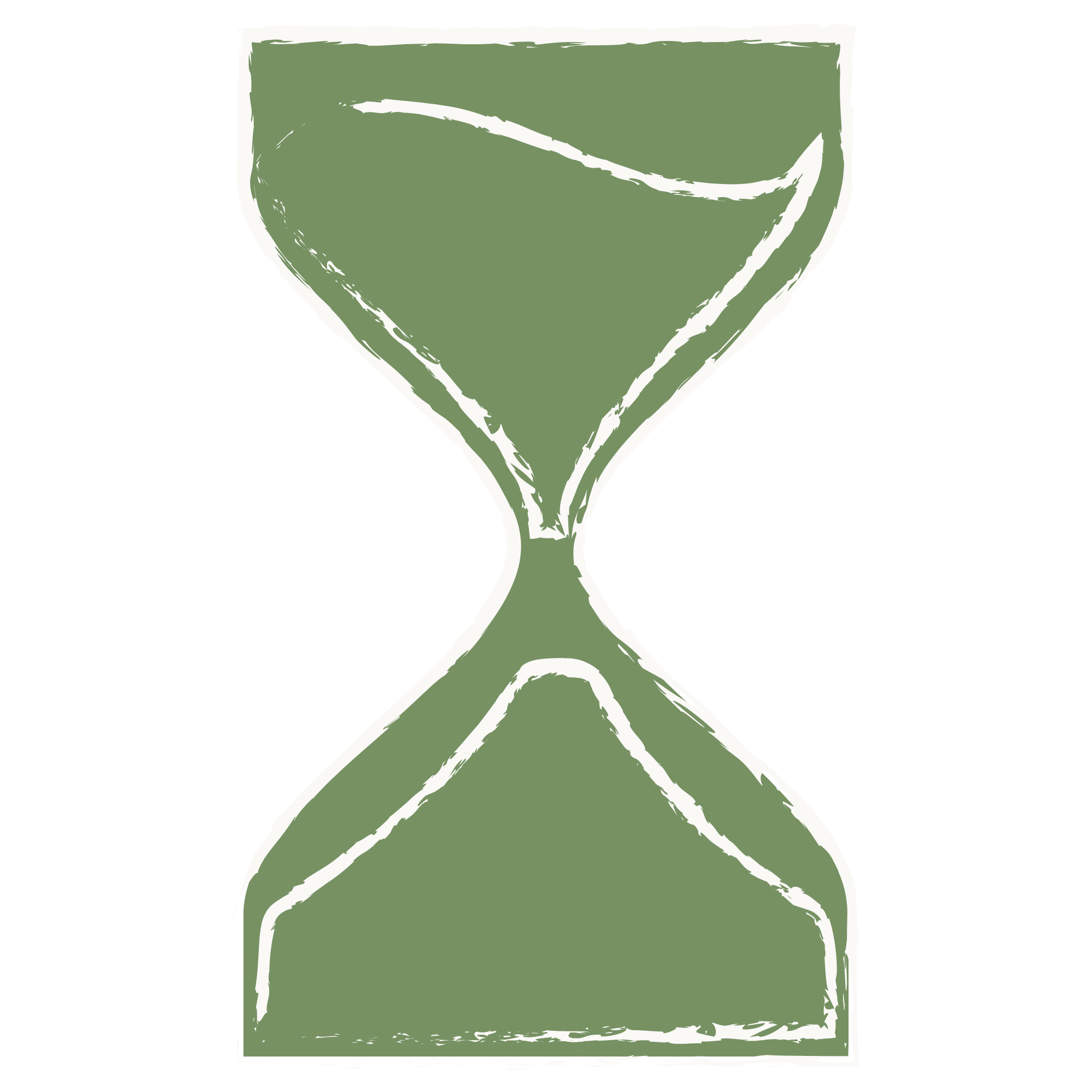 A drawing of a green martini glass with a white outline and a green liquid inside.
