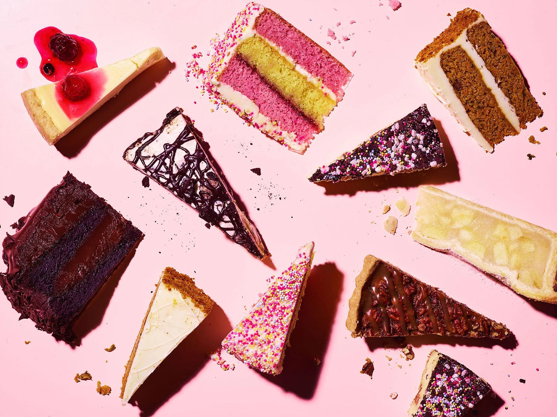 Award-winning food photography by Ryan Ball — cake range still life, food photographer London and South West