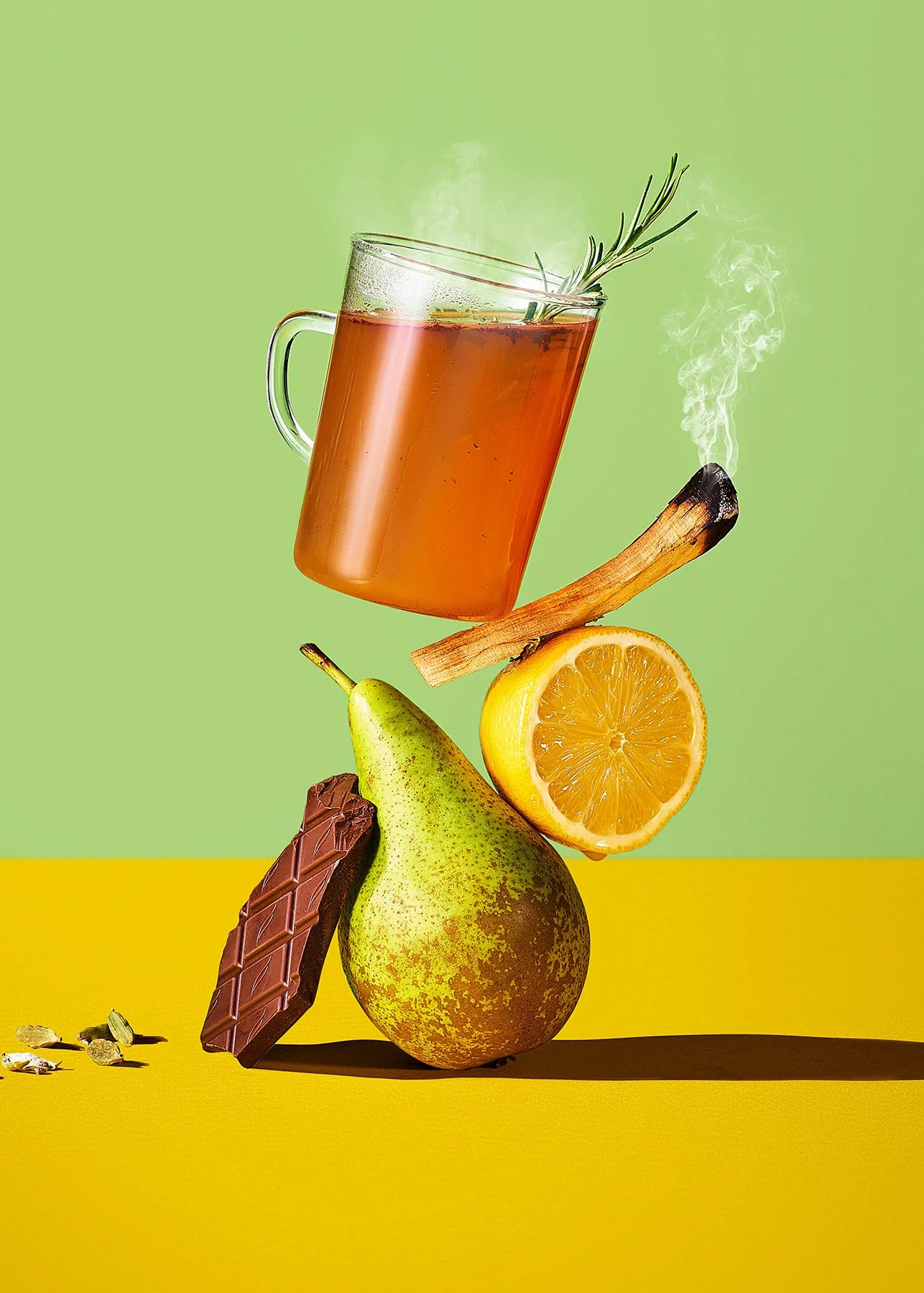 Ryan Ball food photographer — drinks and lemon lifestyle shot, commercial beverage photographer London